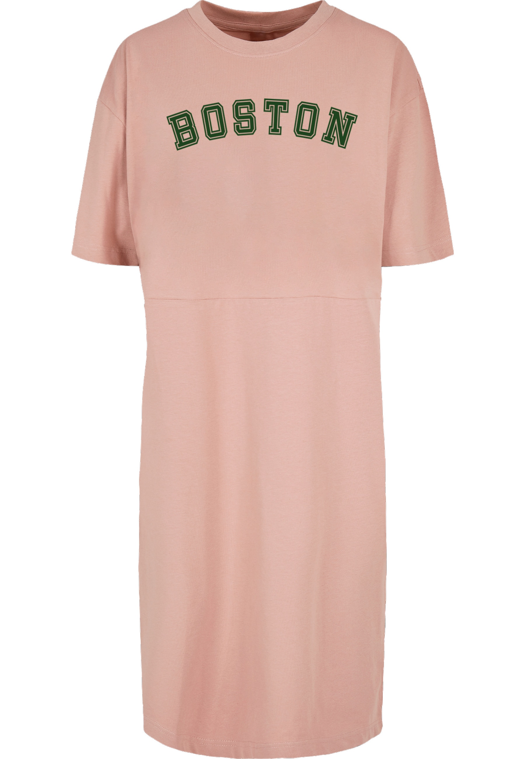 Merchcode Shirtkleid "Merchcode Damen Ladies Boston Organic Oversized Slit günstig online kaufen