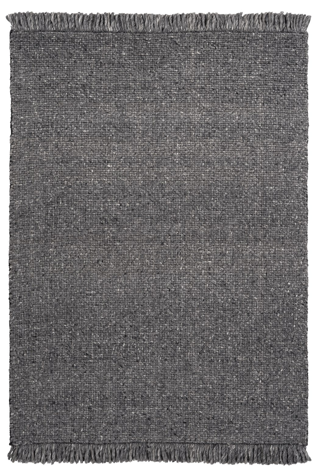 Teppich KAYOOM, B:120cm H:15mm L:170cmanthrazit, Wolle, Teppiche, "Pixy 525", Kurzflor