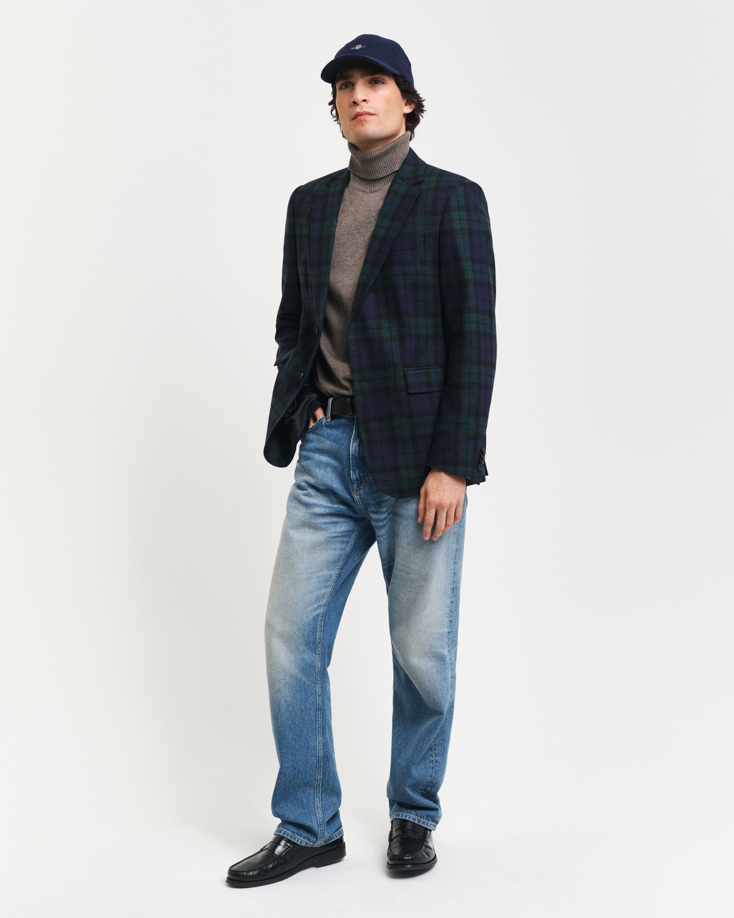 Gant Strickpullover »CTN/WO ROLLNECK«, Mit Rundhalsausschnitt