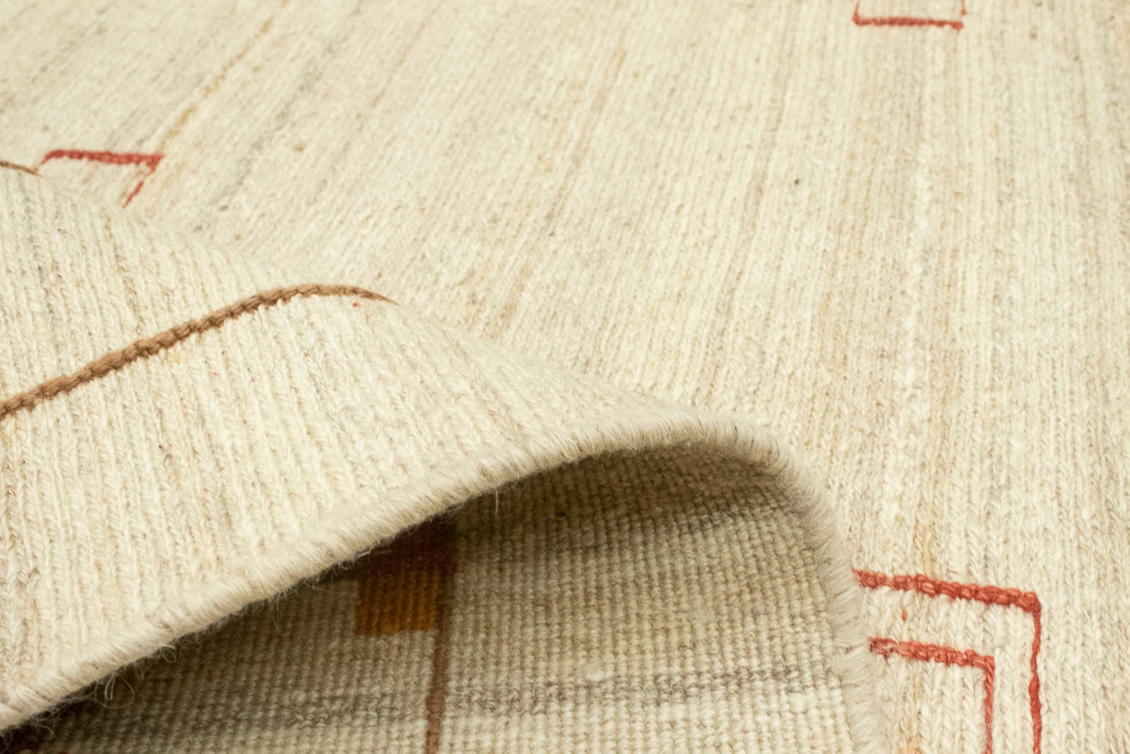 morgenland Wollteppich »Gabbeh Teppich beige«, handgeknüpft BAUR | Rechnung handgeknüpft auf rechteckig