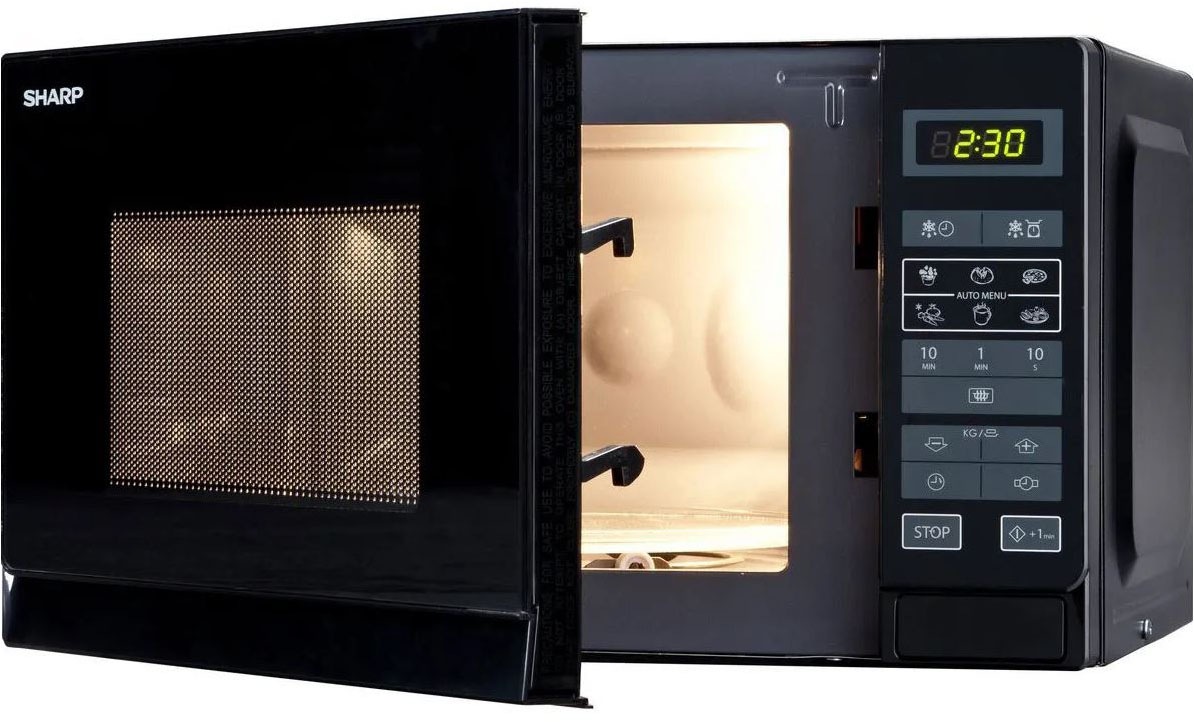 Sharp Mikrowelle »R242BKW«, Mikrowelle, 800 W