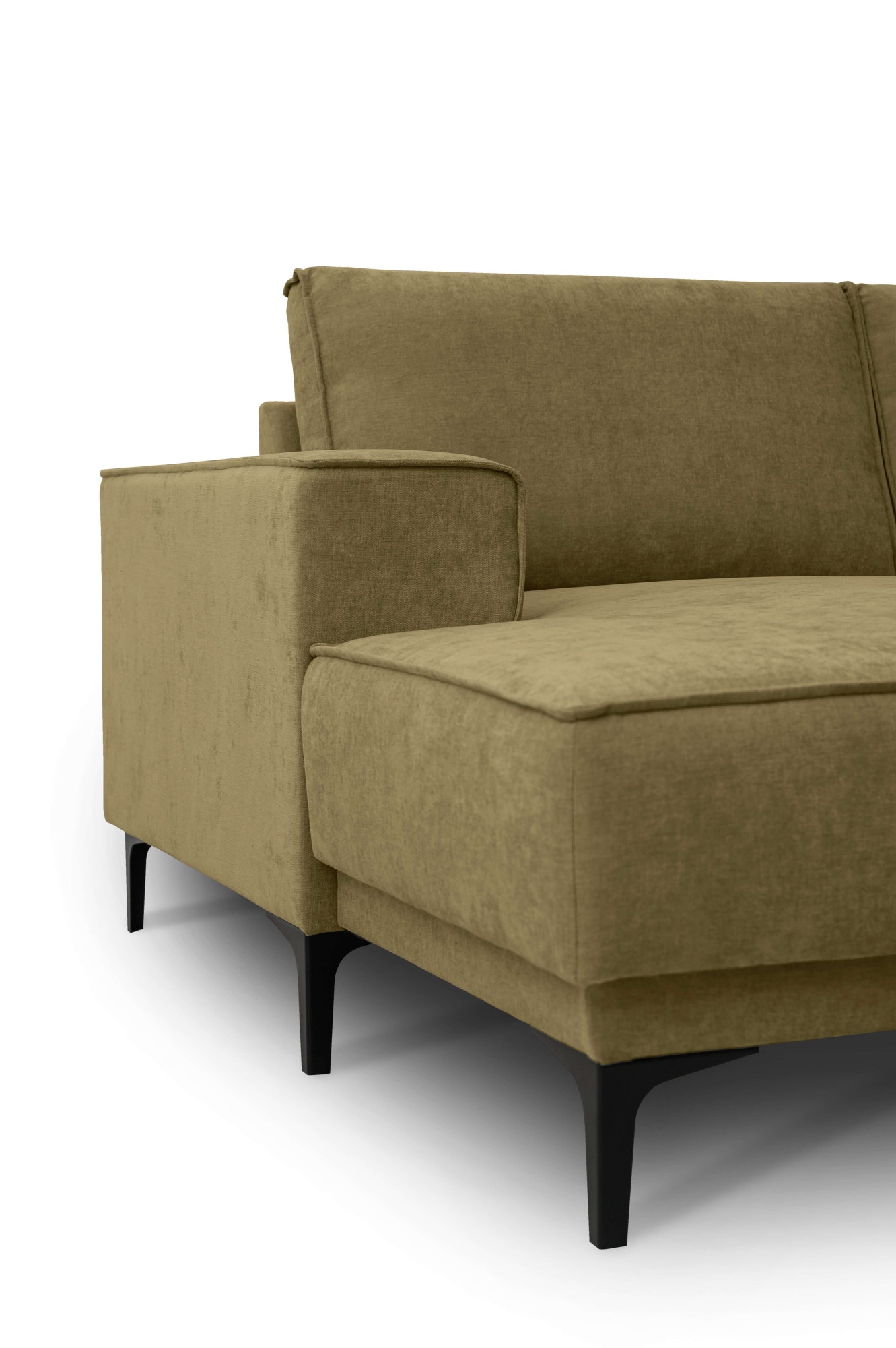 OTTO home Wohnlandschaft »OLAND U-Form, XXL, B: 342 cm, Skandi-Design« Skandi-Design in Struktur, Flachgewebe, Luxus-Microfaser, Boucle