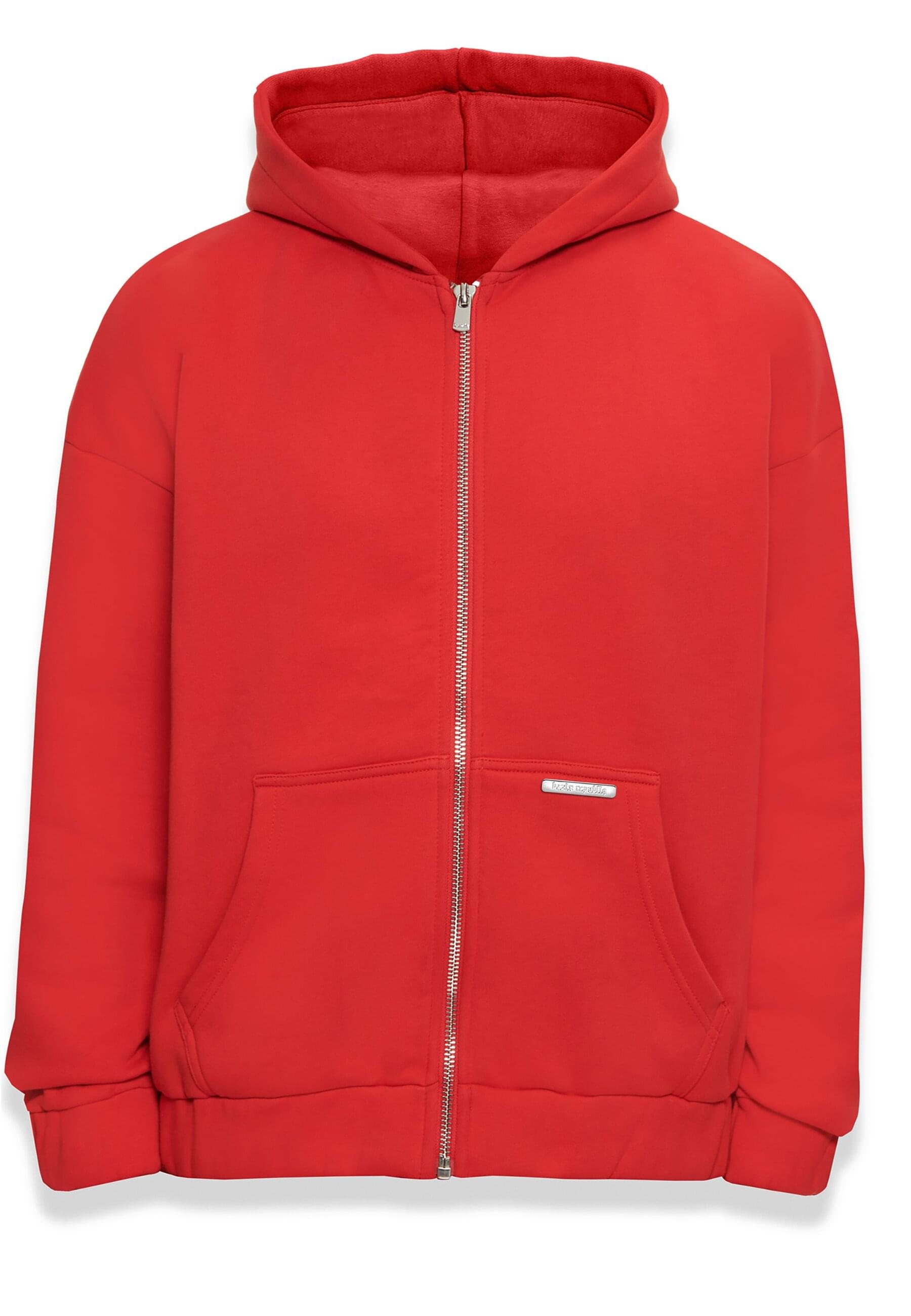 Dropsize Sweatjacke "Dropsize Herren Bazix Republiq Super Heavy Blank Zip-Hoodie"