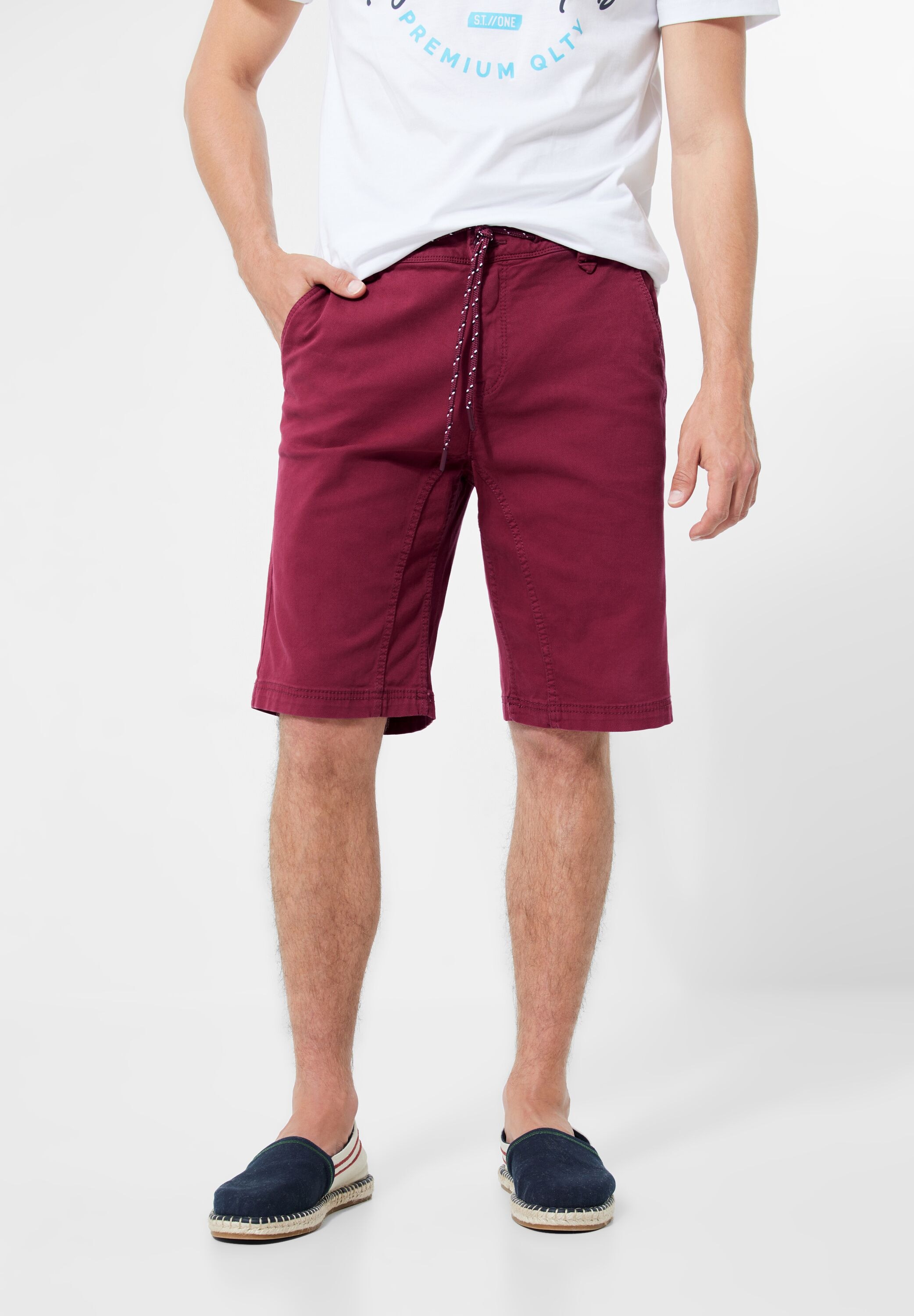 STREET ONE MEN Shorts, mit Tunnelzugband