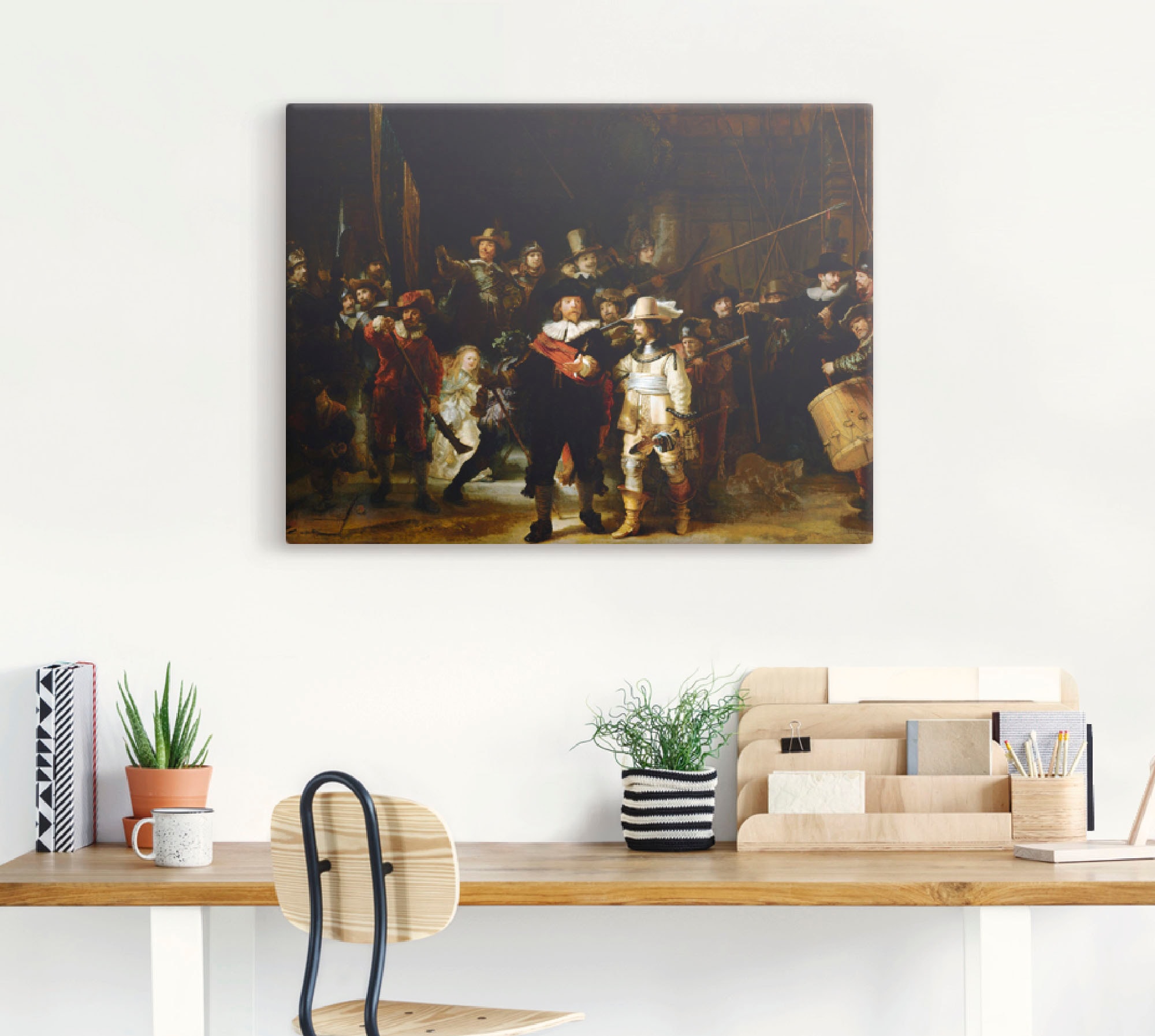 Artland Wandbild »Die Nachtwache. 1642«, Porträts, (1 St.), als Leinwandbild, Poster in verschied. Größen