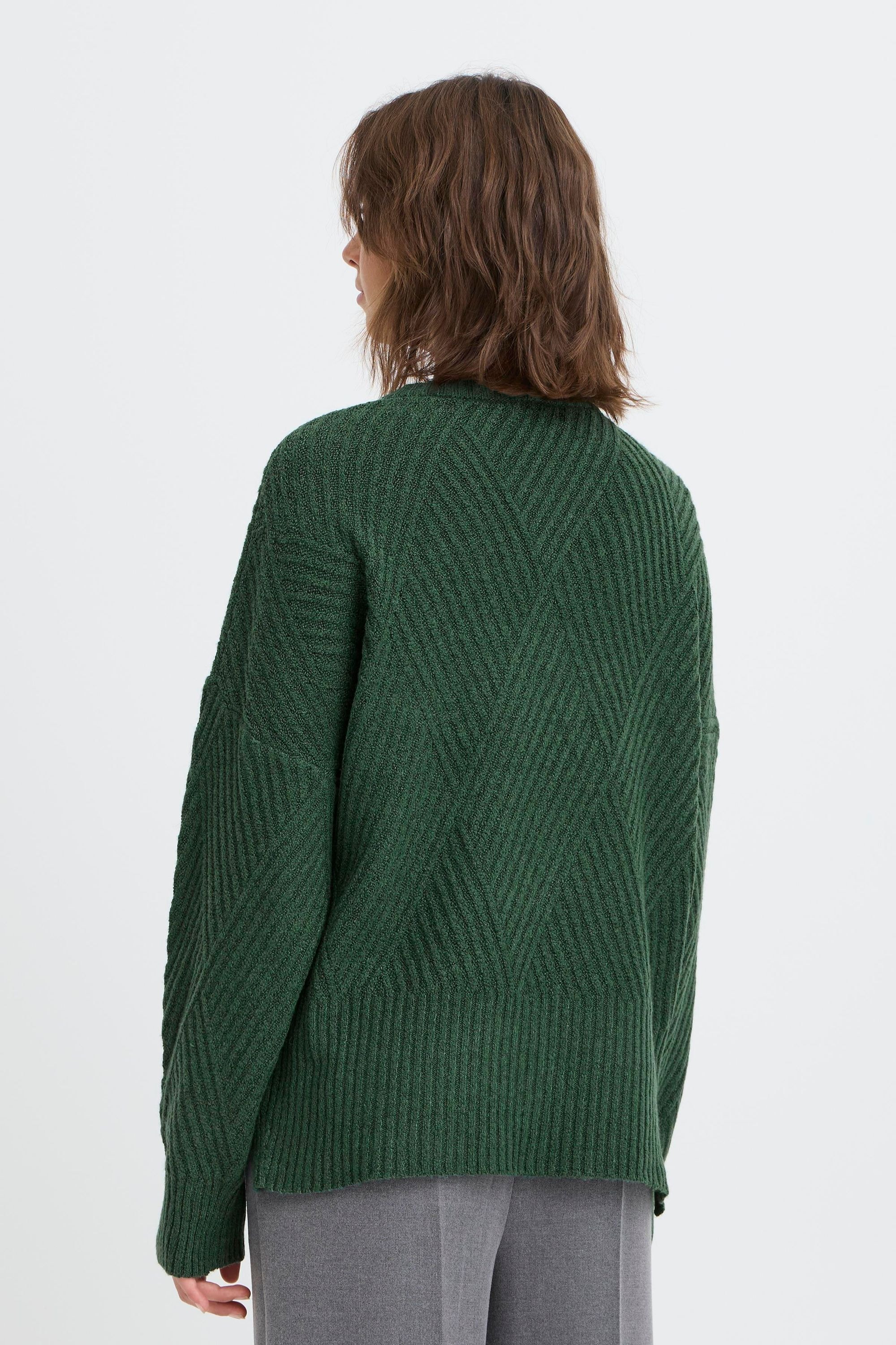 OXMO Strickfleece-Pullover »Strickpullover OXIBOMMA«