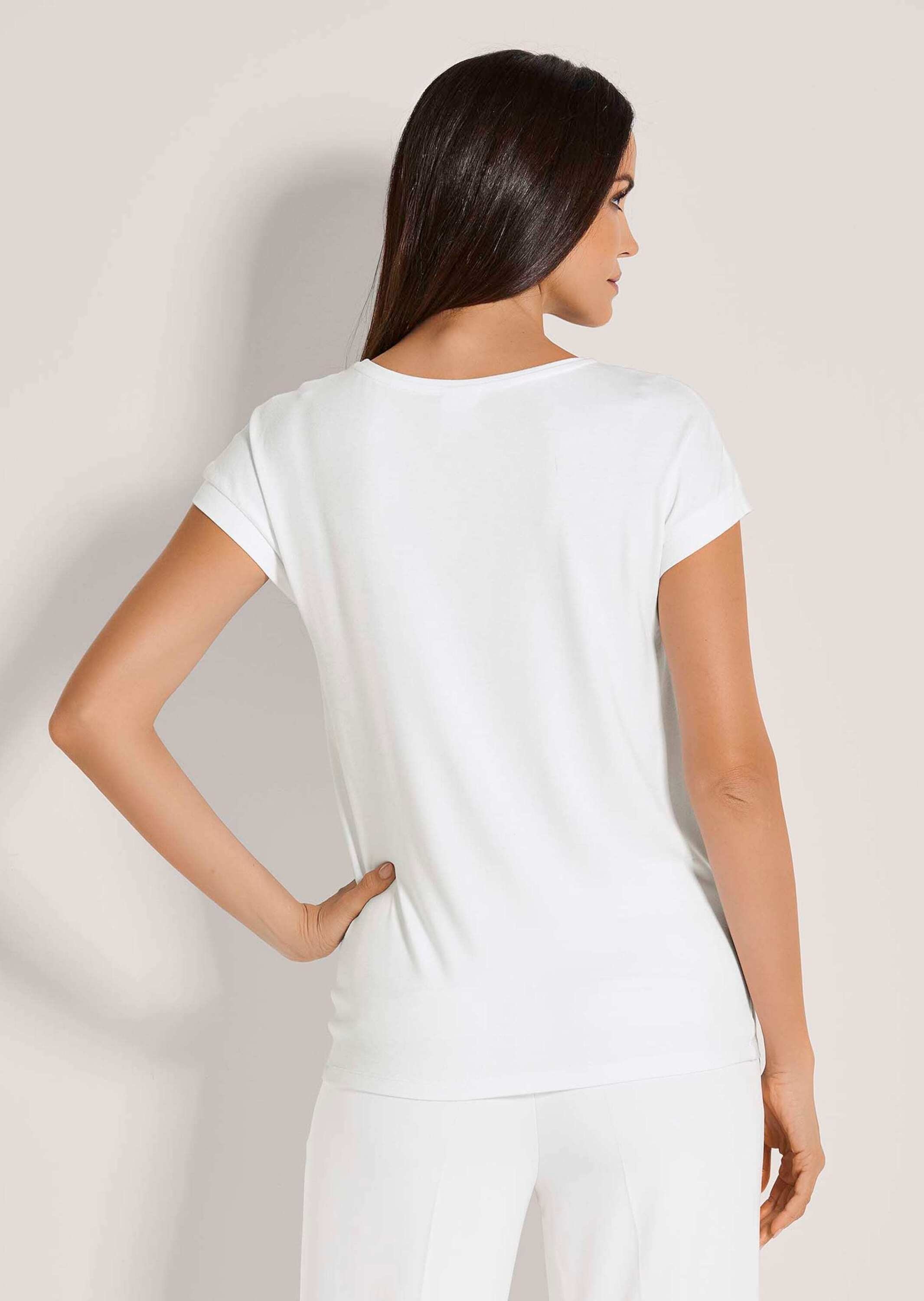 MADELEINE Jersey Blouse White 46 3