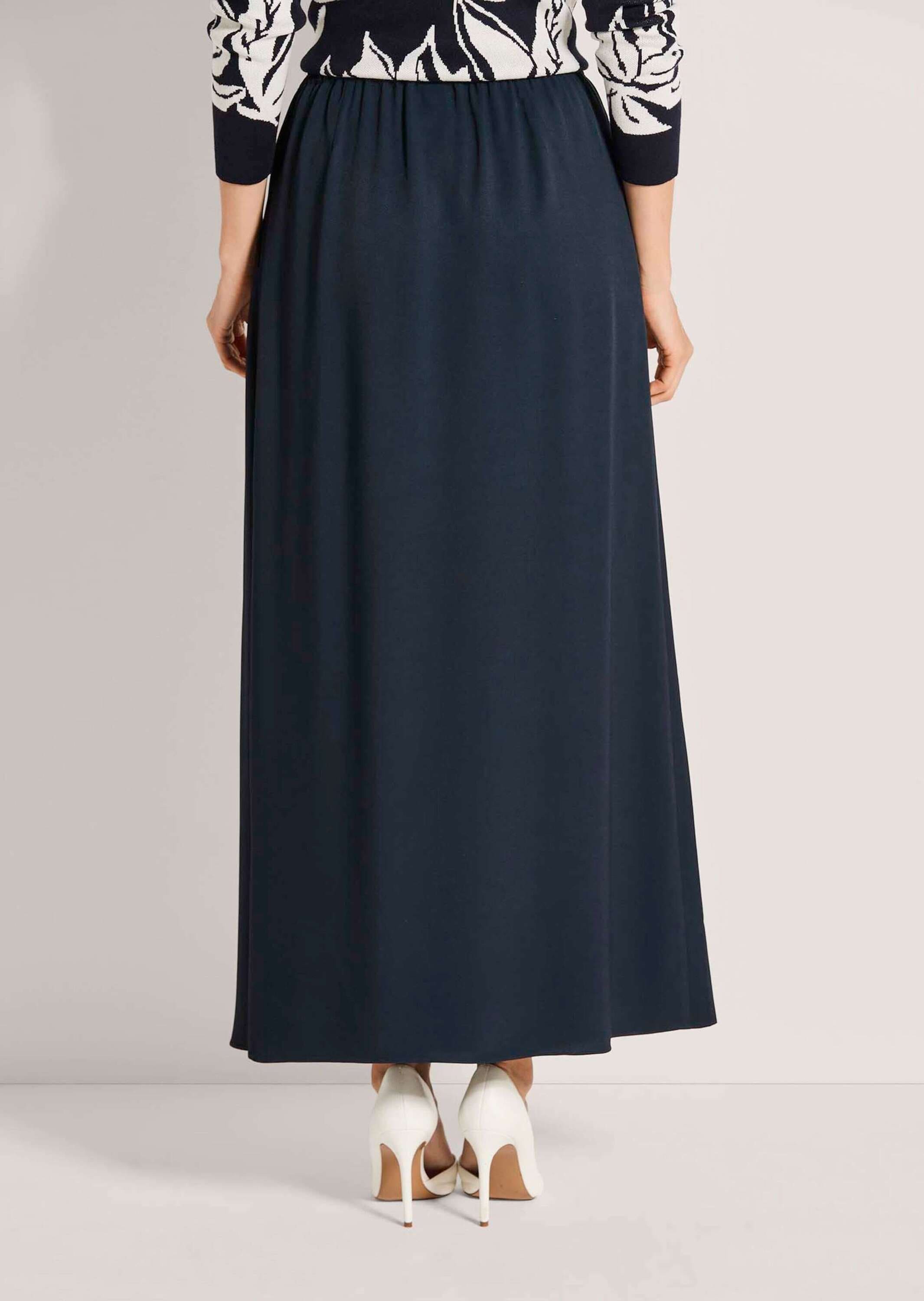 MADELEINE Midirock »Rock Langer Rock mit tiefer Seitenfalte«