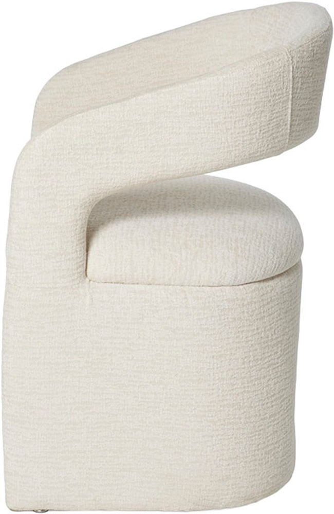 Jahnke Armlehnstuhl »DUCHESSE« () Designstuhl,gepolstert,mit Armlehnen,Schalengestell mit Textilbezug