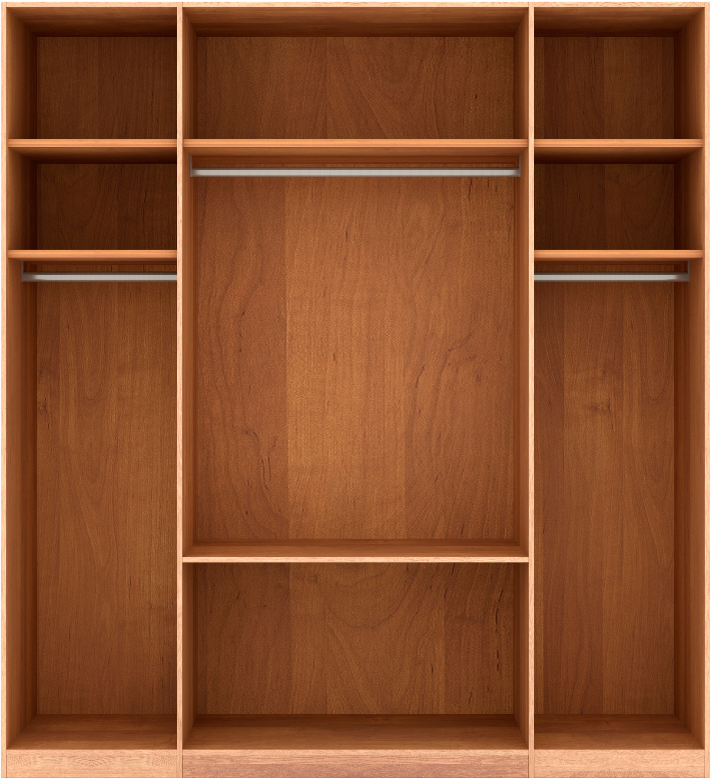 Musterring Drehtürenschrank »Sorrent, Kleiderschrank, teilmassiv Eiche« mit Türdämpfern, mit Schubladen, extra Böden, MADE IN GERMANY,  Türen in Eiche massiv und als Parsol-Bronze-Spiegel, mit Schubkästen