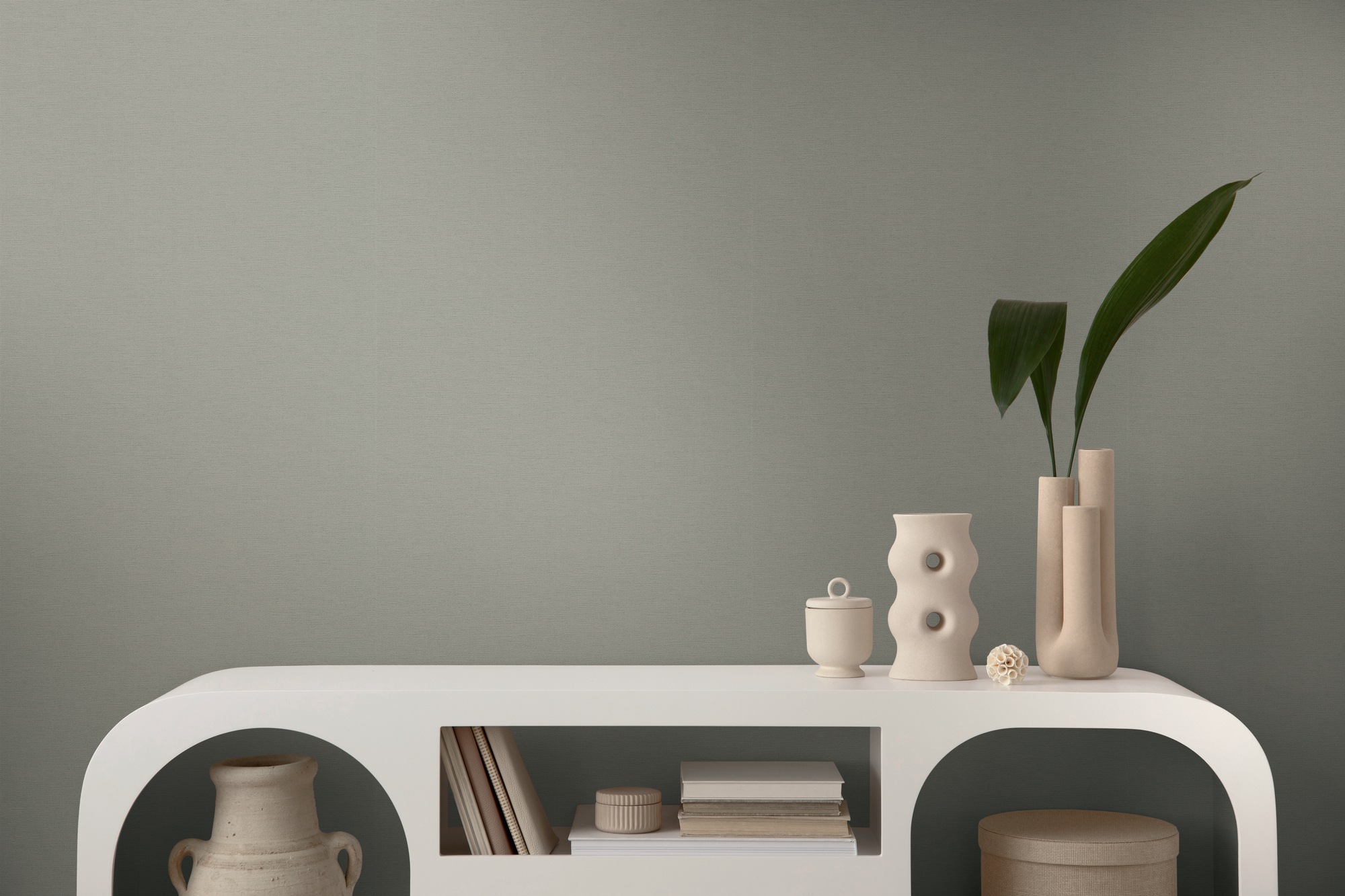 living walls Vliestapete »Botanik-Tapete Bunt Dschungel-Mustertapete« matt glatt