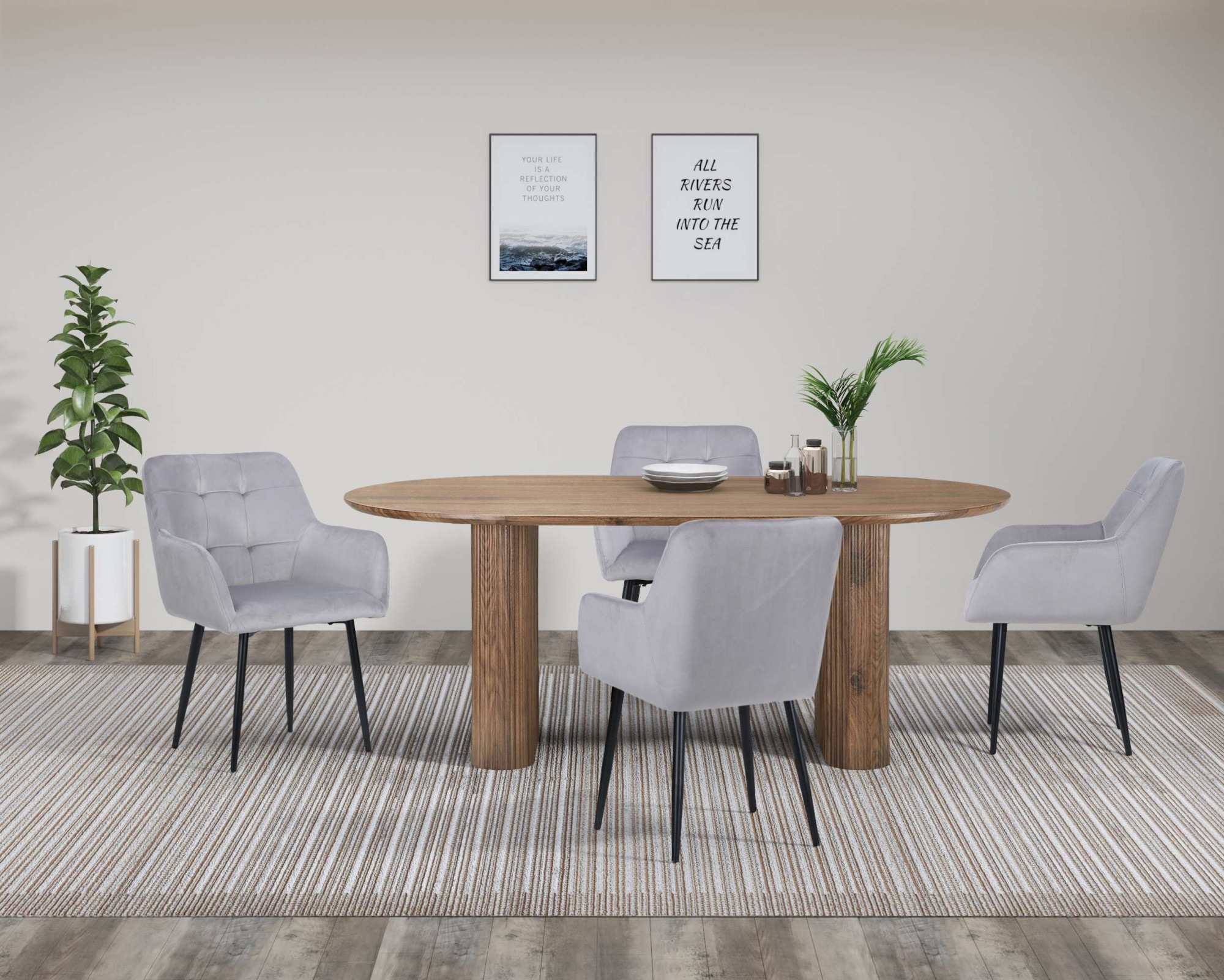 OTTO home Esszimmerstuhl "Bostony" () 2 Stk.gepolsterte Rückenlehne, Armleh günstig online kaufen