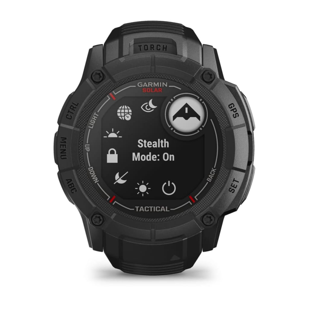 Garmin Smartwatch »Instinct 2X Solar Tactical Edition«, (Proprietär)