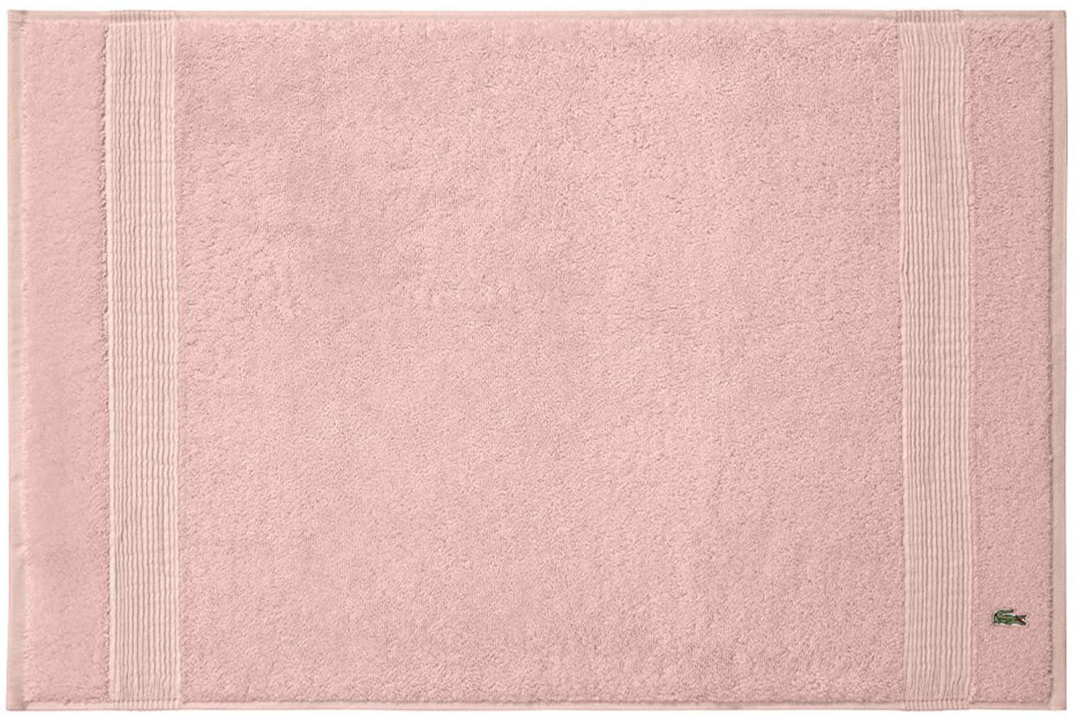 Lacoste Badematte "LLECROCO" Höhe 3 mm schnell trocknend mit Label-Applikationen
