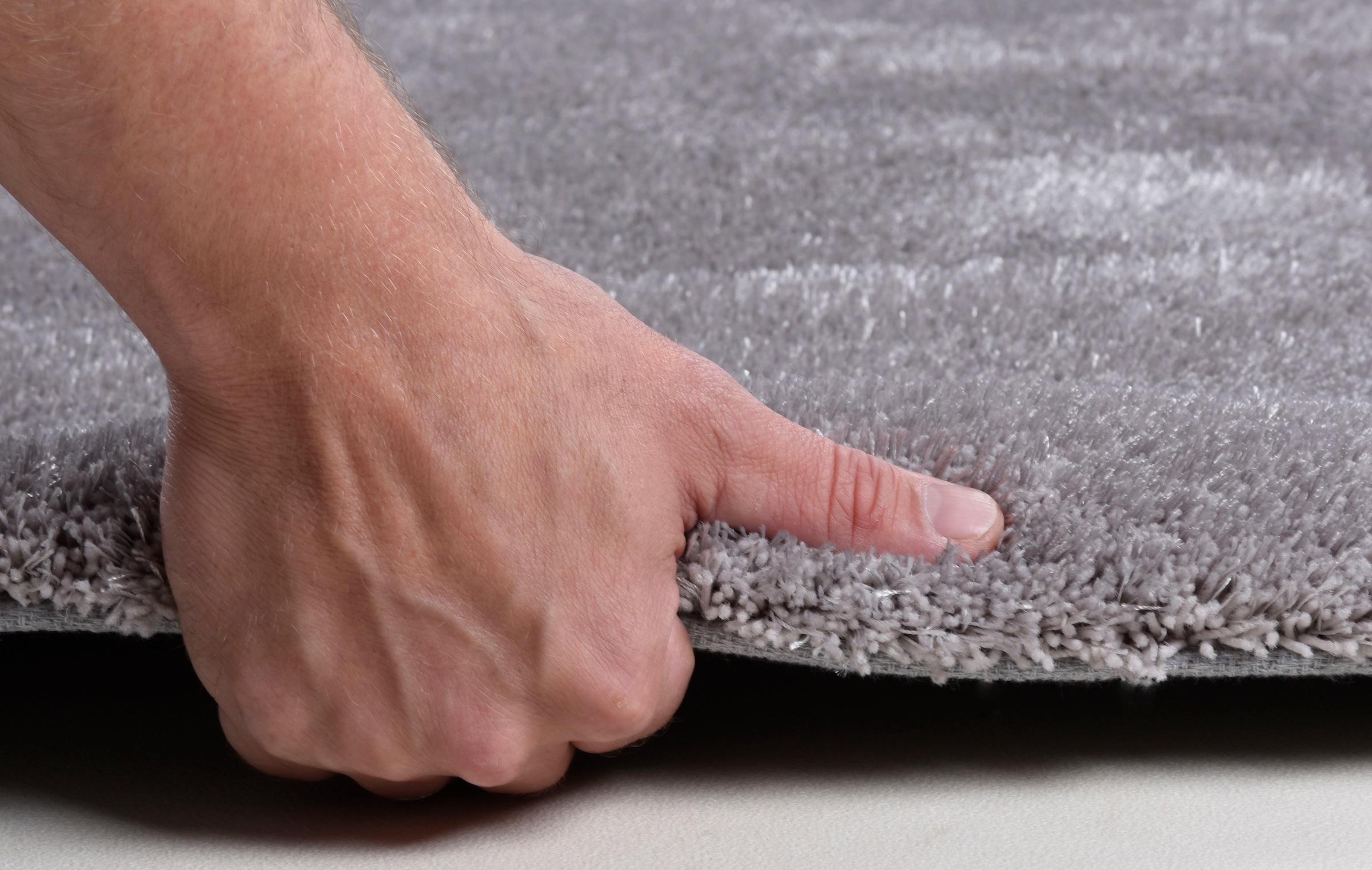 Gino Falcone Hochflor-Teppich »Alessandro«, rechteckig, 25 mm Höhe, besonders weich durch Microfaser, ideal im Wohnzimmer & Schlafzimmer