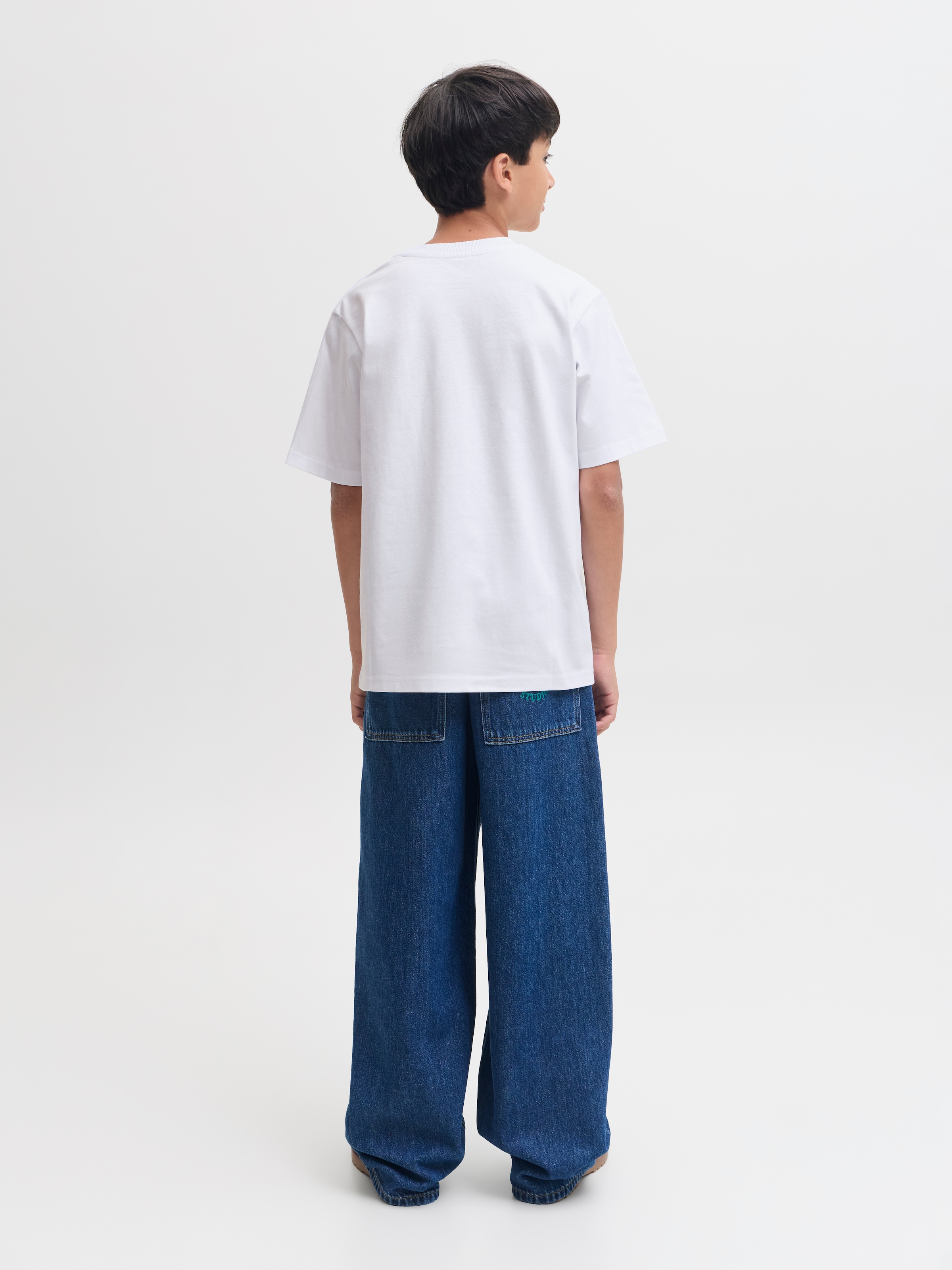 Jack & Jones Junior Rundhalsshirt »JJECOLTON TEE SS CREW NECK SN JNR« Baumwolle, locker geschnitten