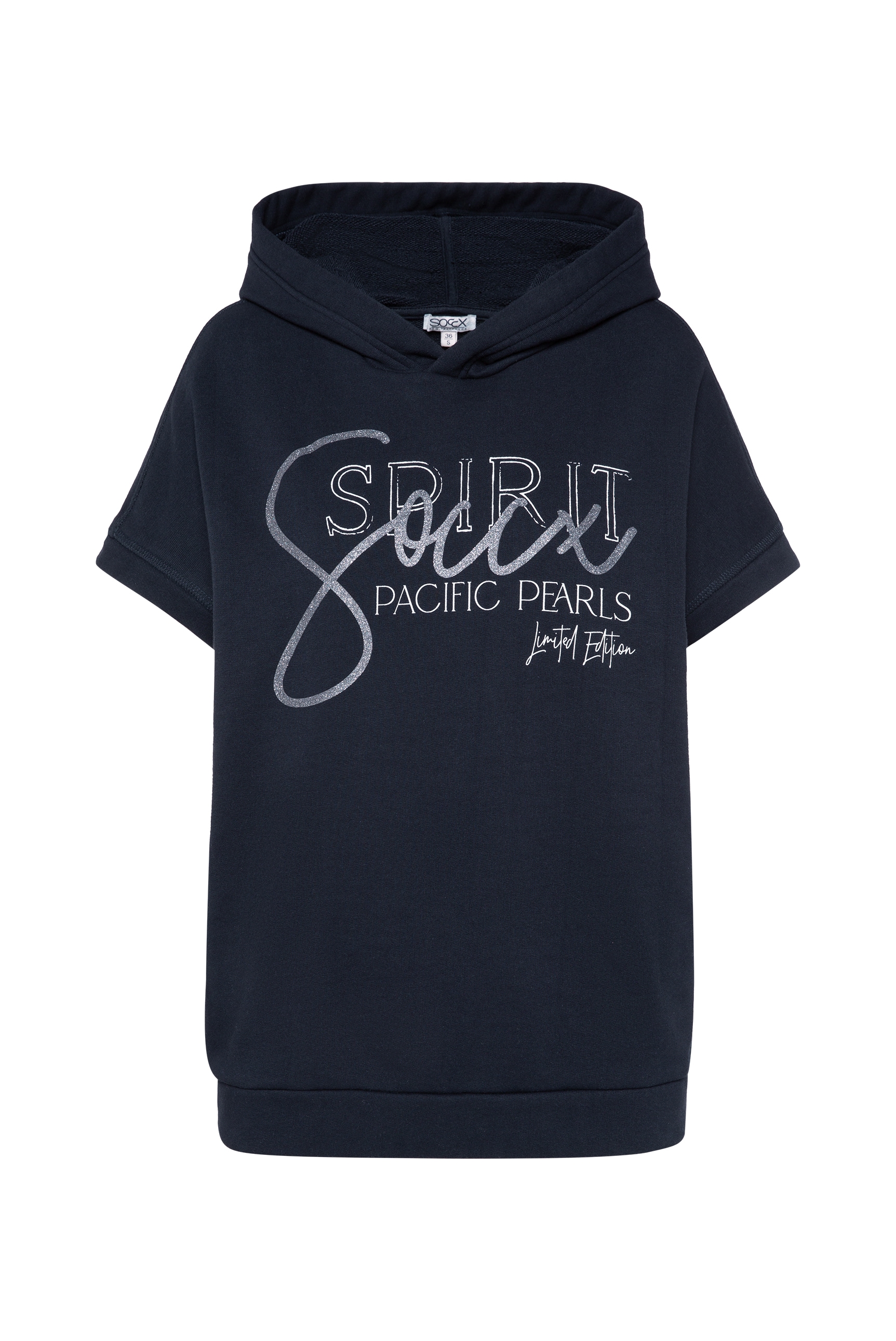 SOCCX Kapuzensweatshirt, mit Gummizug im Saum