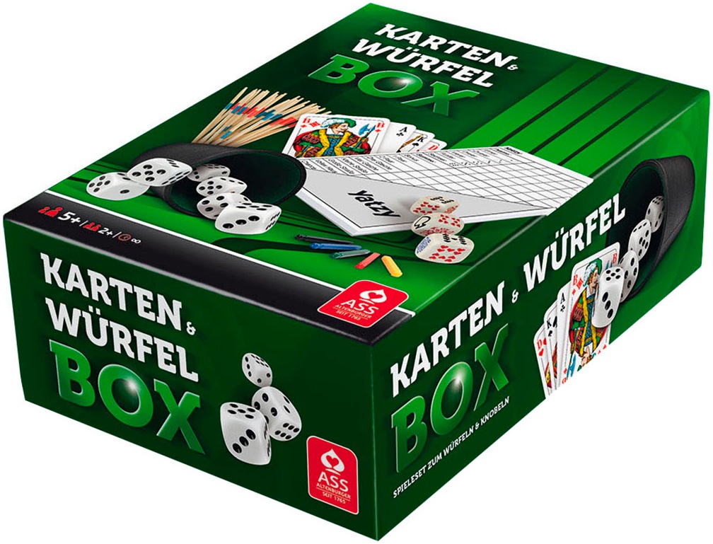 Cartamundi Spielesammlung »Würfel- und Kartenbox« Made in Germany