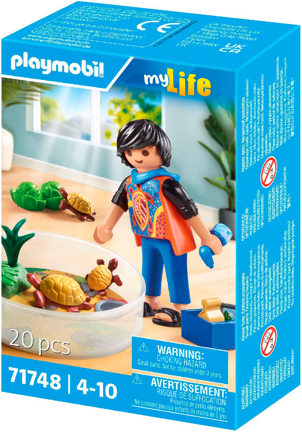 Playmobil® Konstruktions-Spielset »Schildkröten-Terrarium (71748), Playmobil My Life«, (20 St.)
