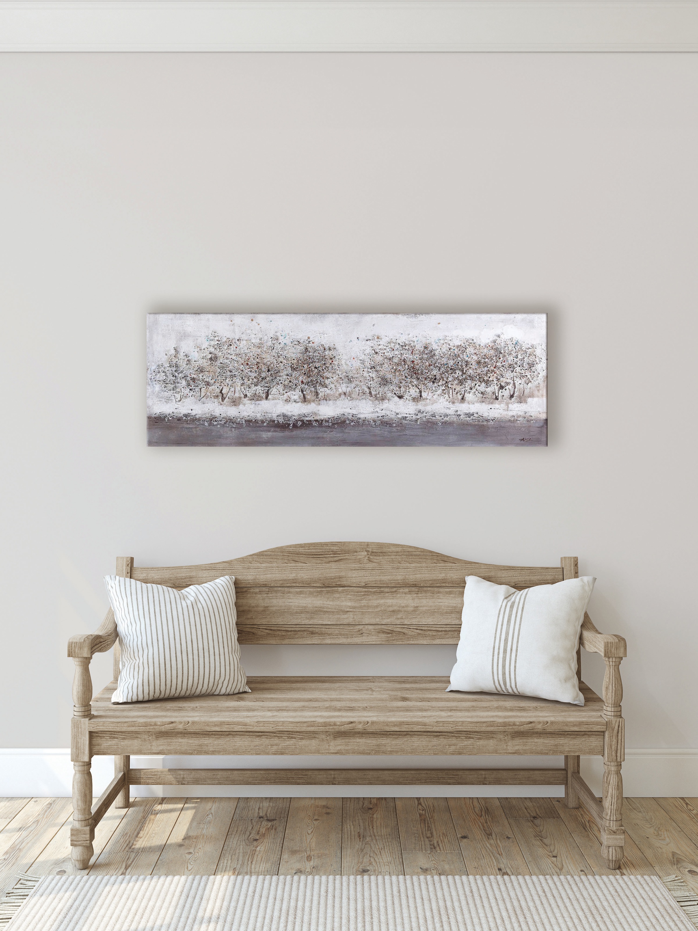 Bönninghoff Ölbild "Ölgemälde, Wald" 1 Stk. tlg. handgefertigt günstig online kaufen