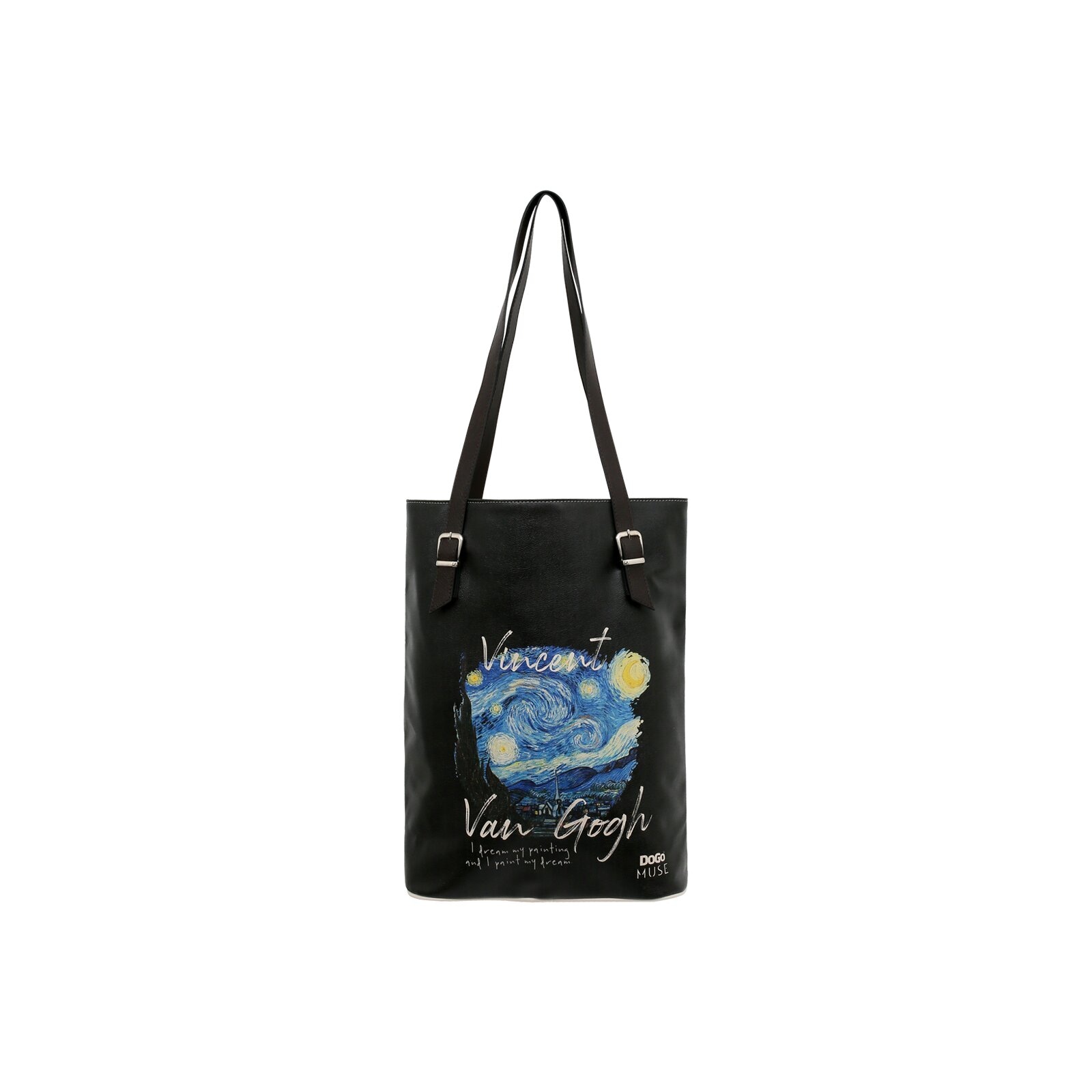 DOGO Outdoorsandale »Dogo Tall Bag Schultertaschevincent Van Gogh Starry Dream Damen«  Handgefertigt