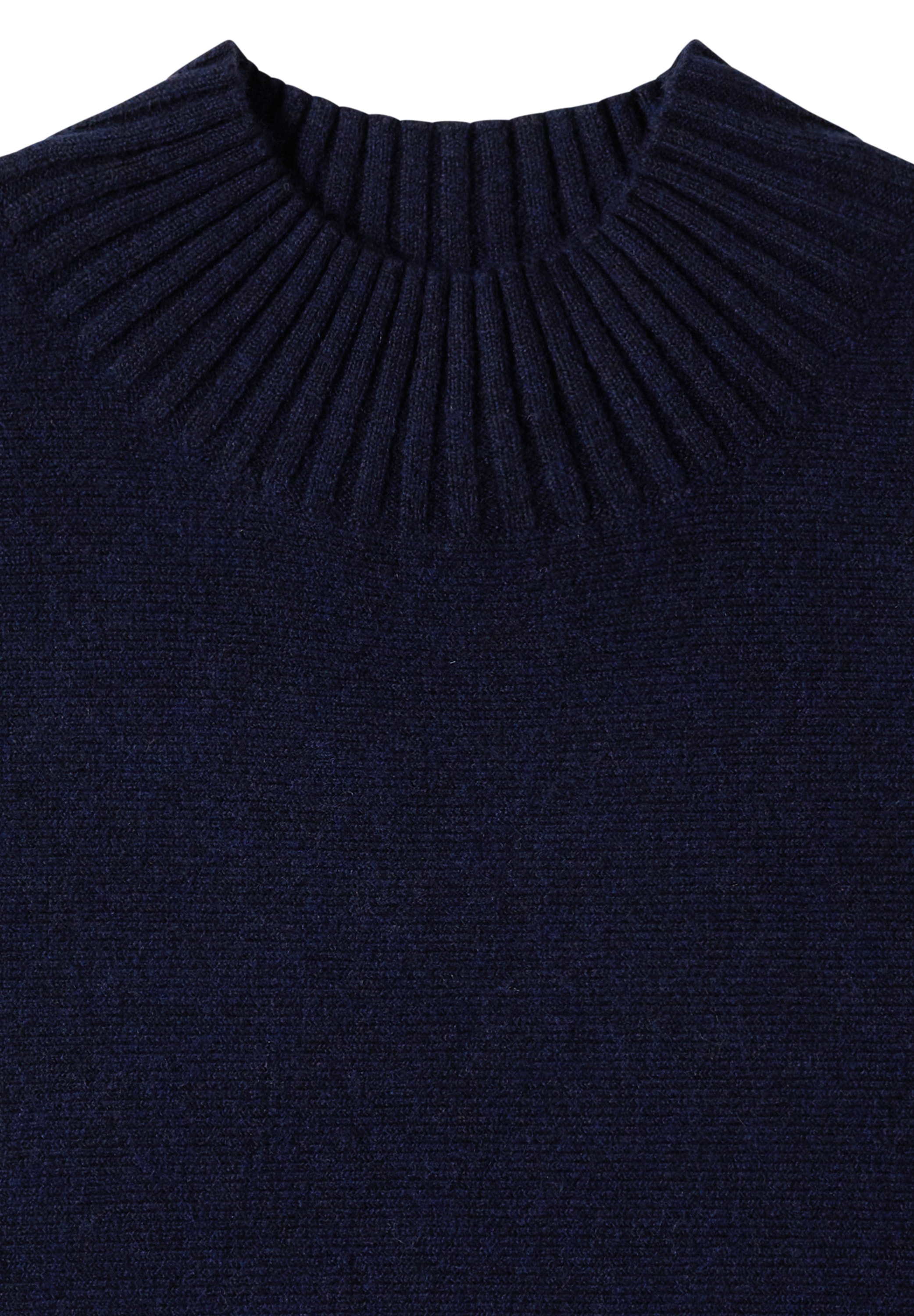 Cecil Kurzarmpullover mit Ripp-Details