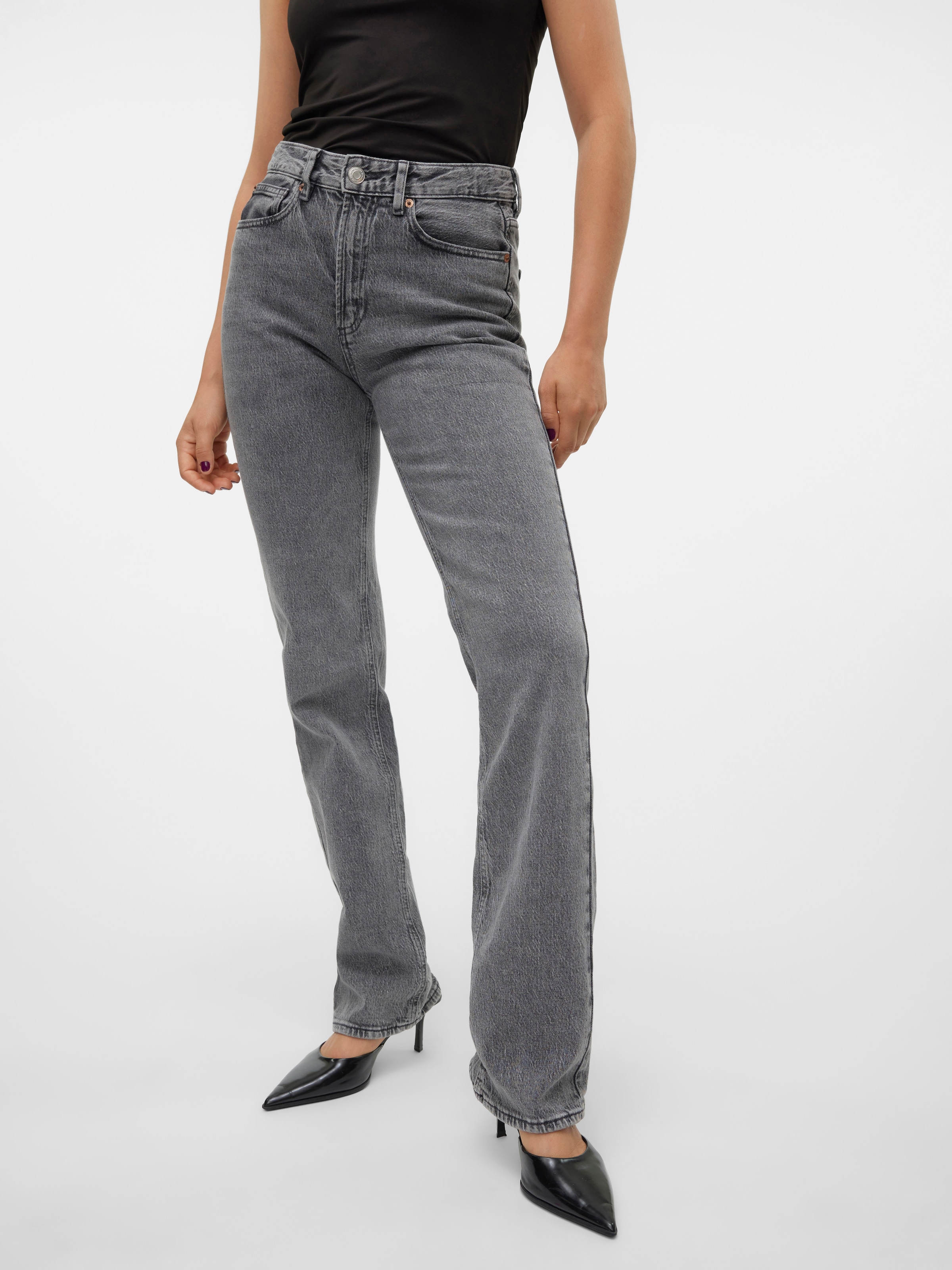 Vero Moda Gerade Jeans "VMTESSA HR STRAIGHT JEANS RA206 GA NOOS"