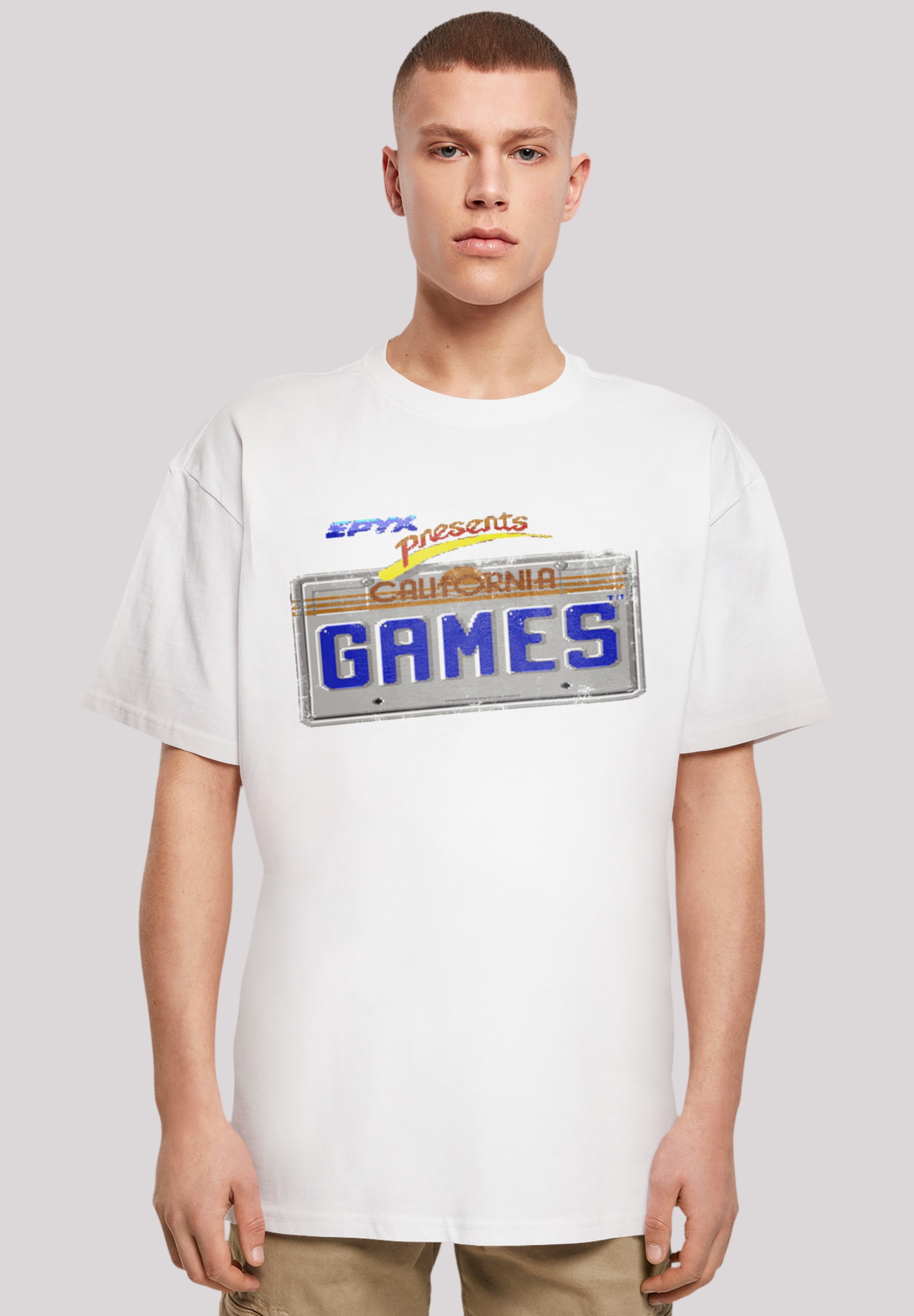 F4NT4STIC T-Shirt "California Games Plate", Print günstig online kaufen