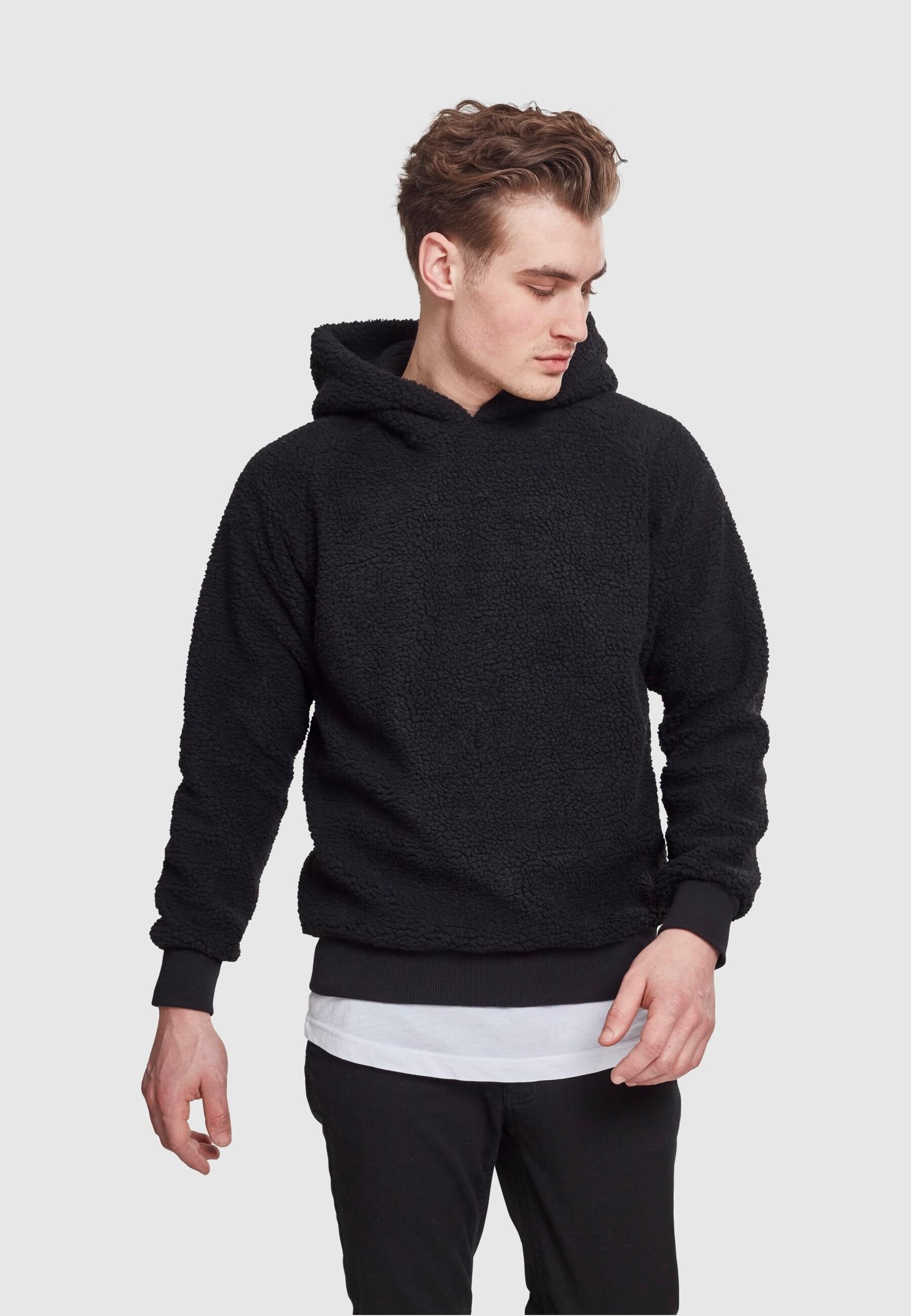 URBAN CLASSICS Sweatshirt »Urban Classics Herren Sherpa Hoody«, (1 tlg.)