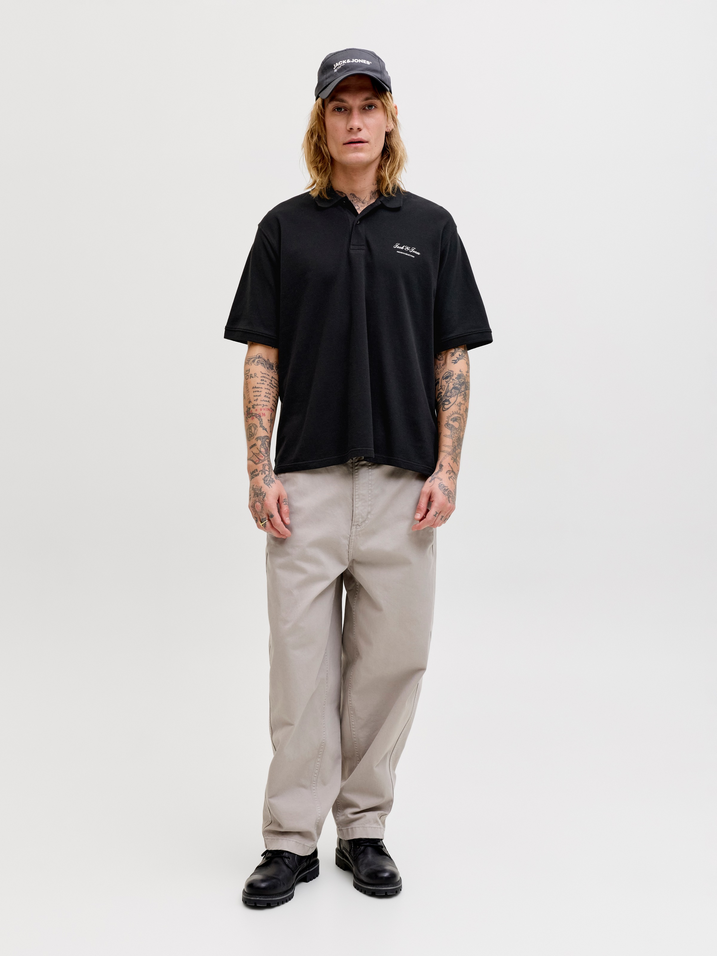 Jack & Jones Poloshirt »JJEARCHIVE GRAPHIC POLO SS LN« mit Polokragen