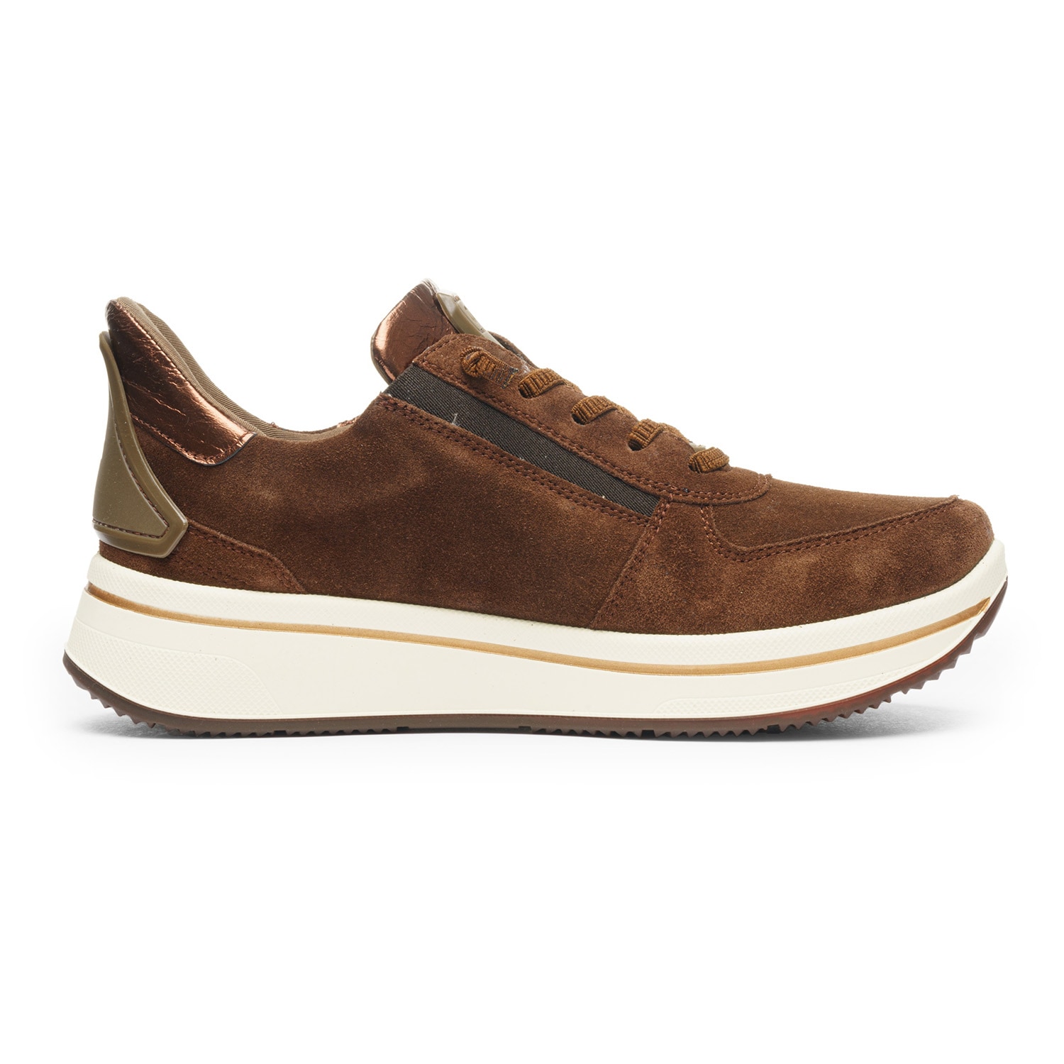 Ara Sneaker »SAPPORO«, Plateausneaker, Schnürschuh in Komfortweite H (= sehr weit)