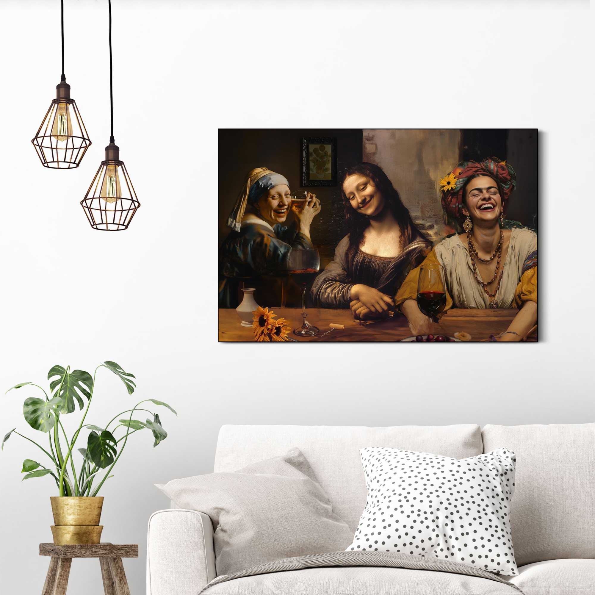 Reinders Wandbild "Girls Night Out" Home Office - Perlenmädchen - Mona Lisa günstig online kaufen