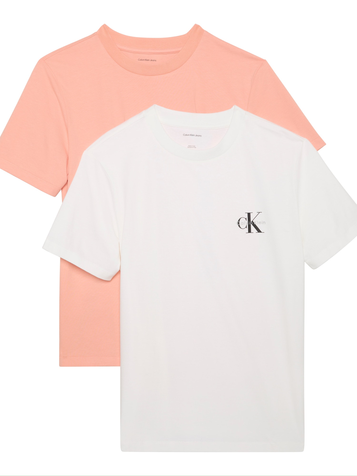 Calvin Klein Jeans T-Shirt "A- Logo CN 2 Pack Tee" Packung, 2er-Pack, 2 Stk günstig online kaufen
