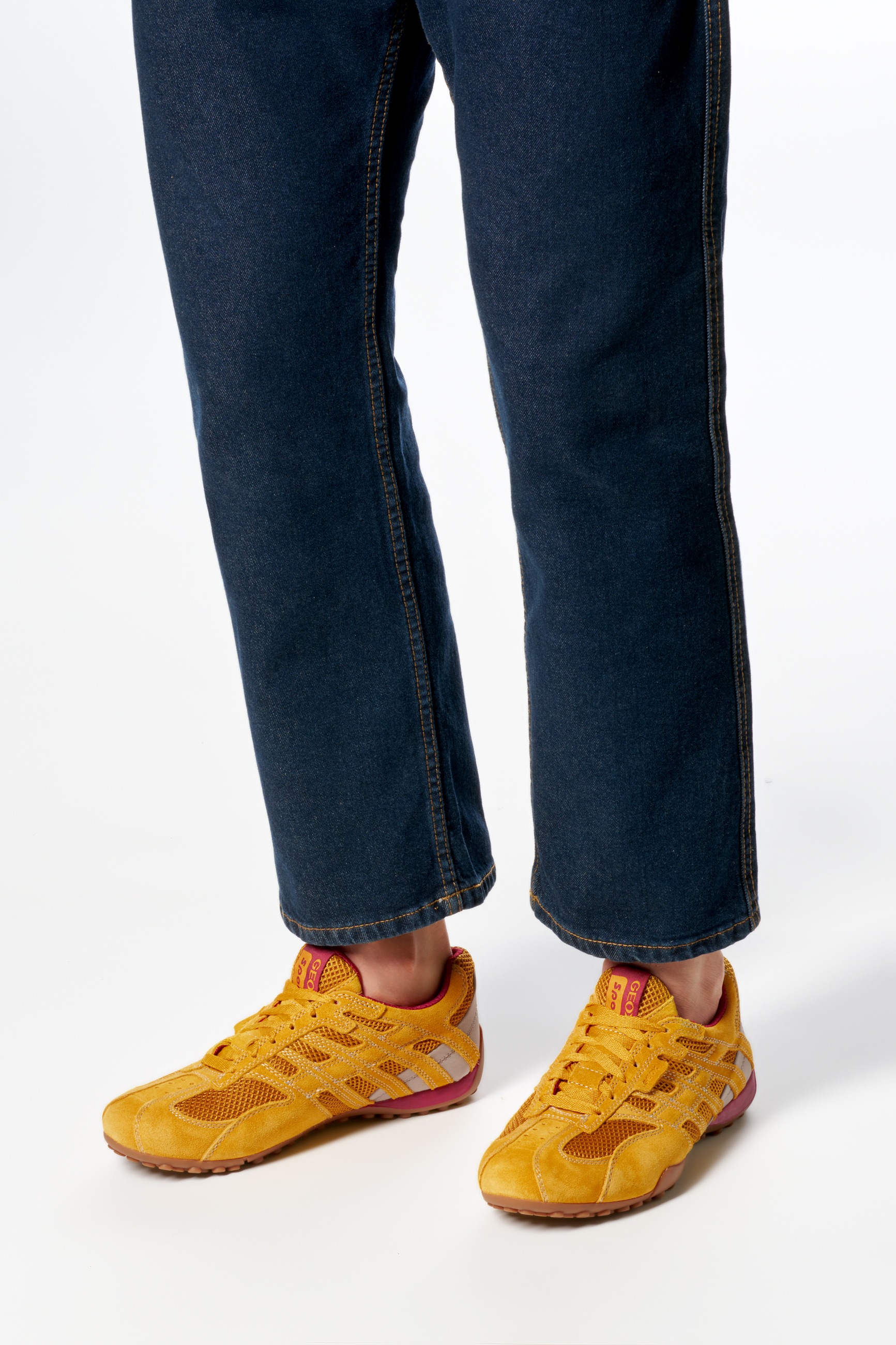 Geox Sneaker »U SNAKE ORIGINAL«  Halbschuh, Freizeitschuh, Schnürer im Retro-Look