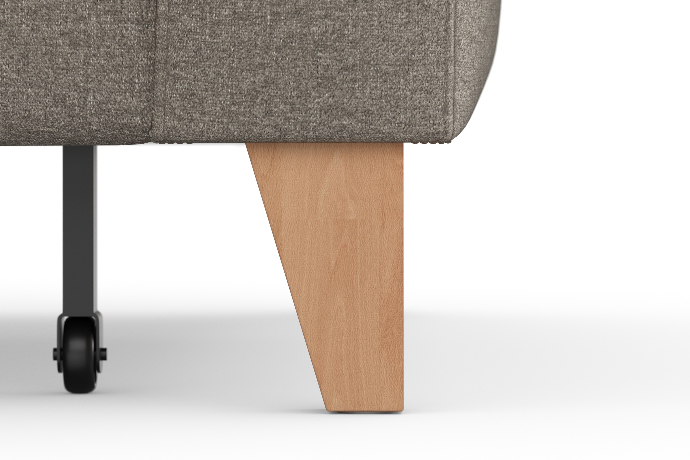 sit&more Ecksofa »Visby L-Form«, Wahlweise mit Bettfunktion und Bettkasten, frei im Raum stellbar
