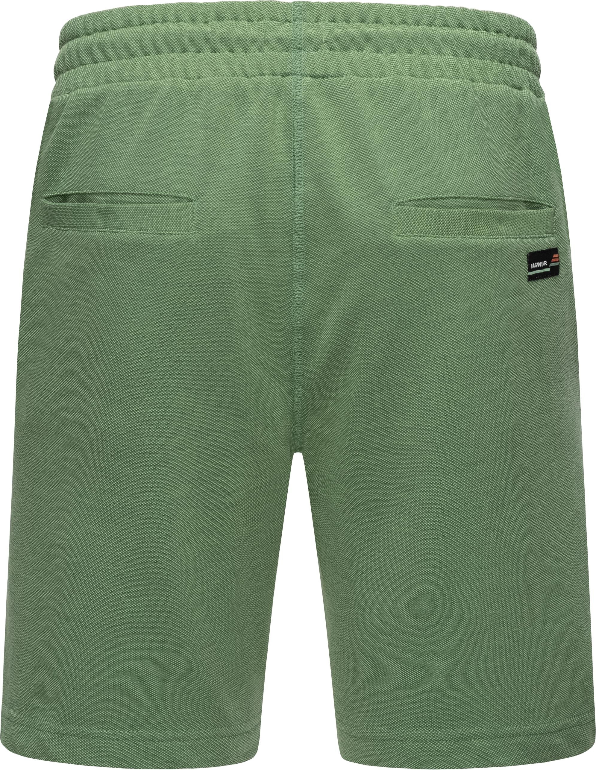 Ragwear Poloshirt »Set Porpi«, (2 tlg.), Modisches Herren Set aus Hemd und kurzer Hose