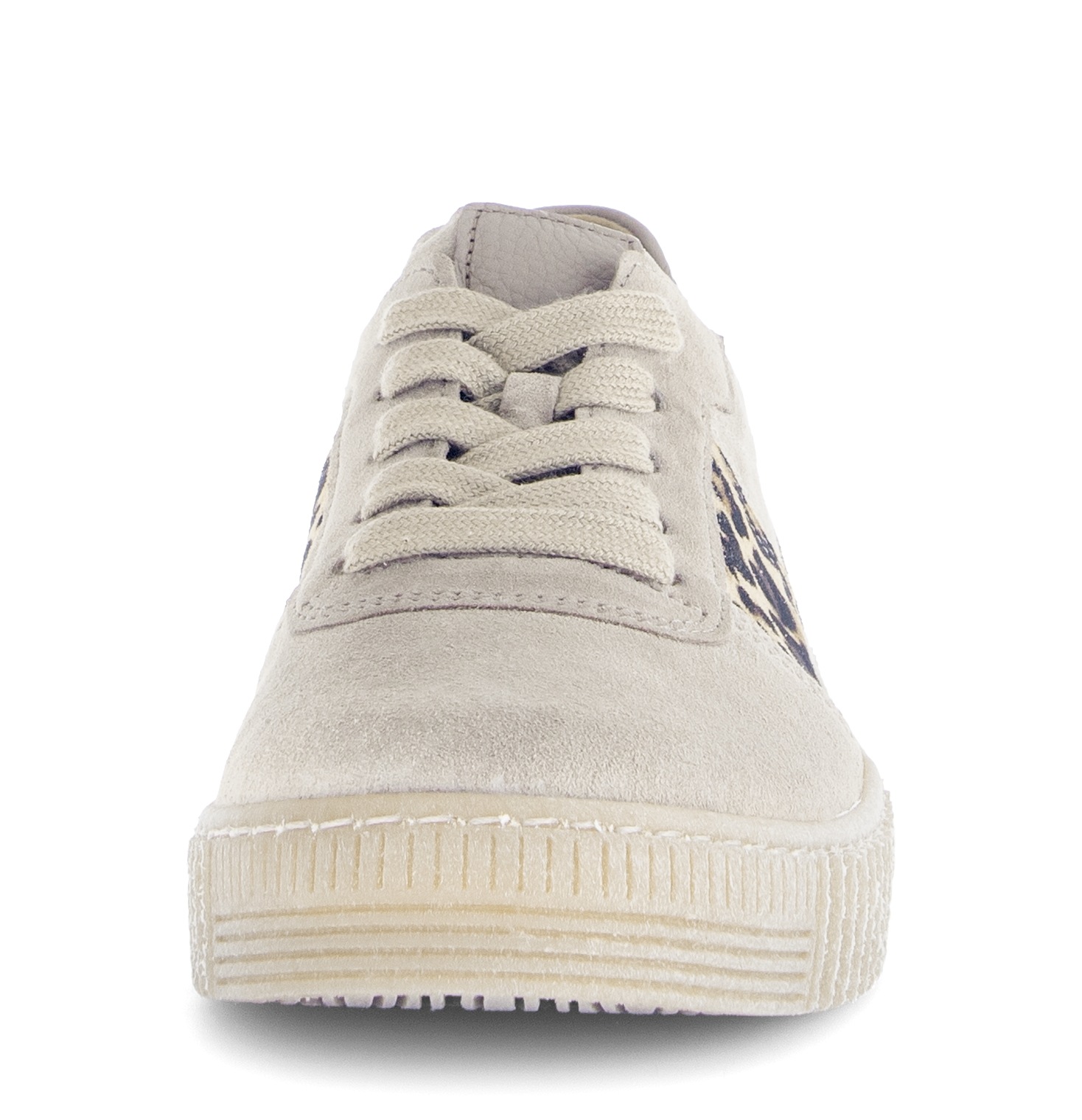 Gabor Plateausneaker, Freizeitschuh, Halbschuh, Schnürer mit Plateausohle in Krepp-Optik
