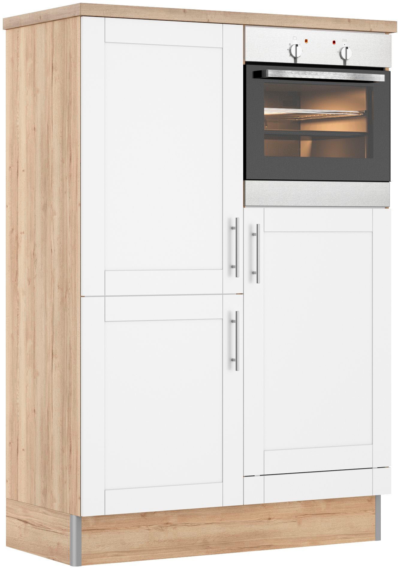 KOCHSTATION Küche "KS-Ahus, Hochschrankmodul", Breite 120 cm,wahlweise mit günstig online kaufen