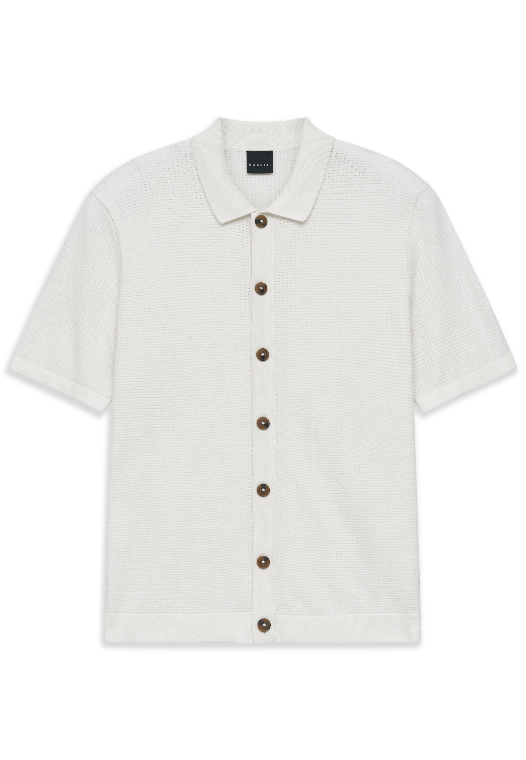 bugatti Poloshirt Regular Fit aus Baumwoll-Mix