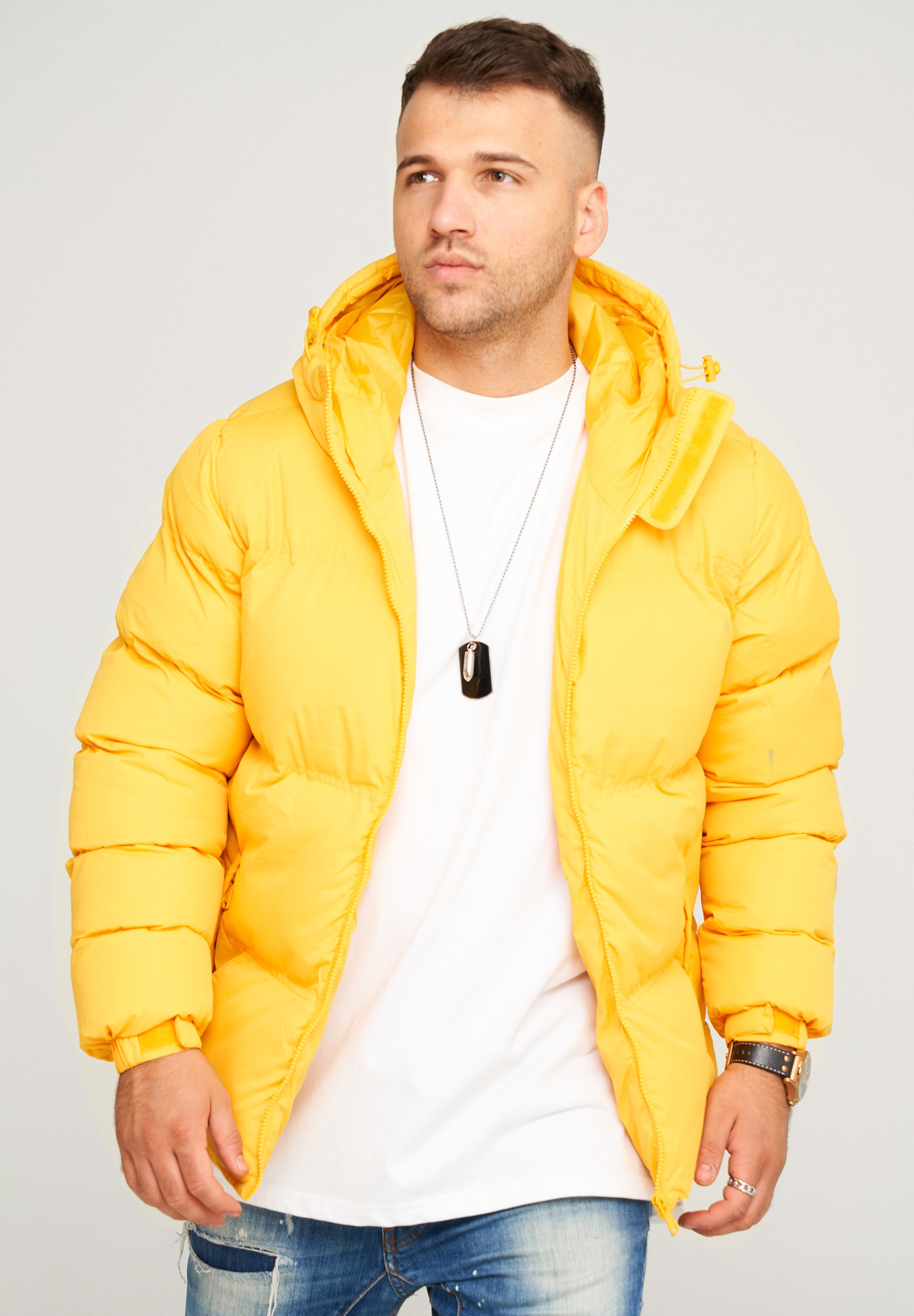 behype Steppjacke "BHROLLIN", mit Kapuze