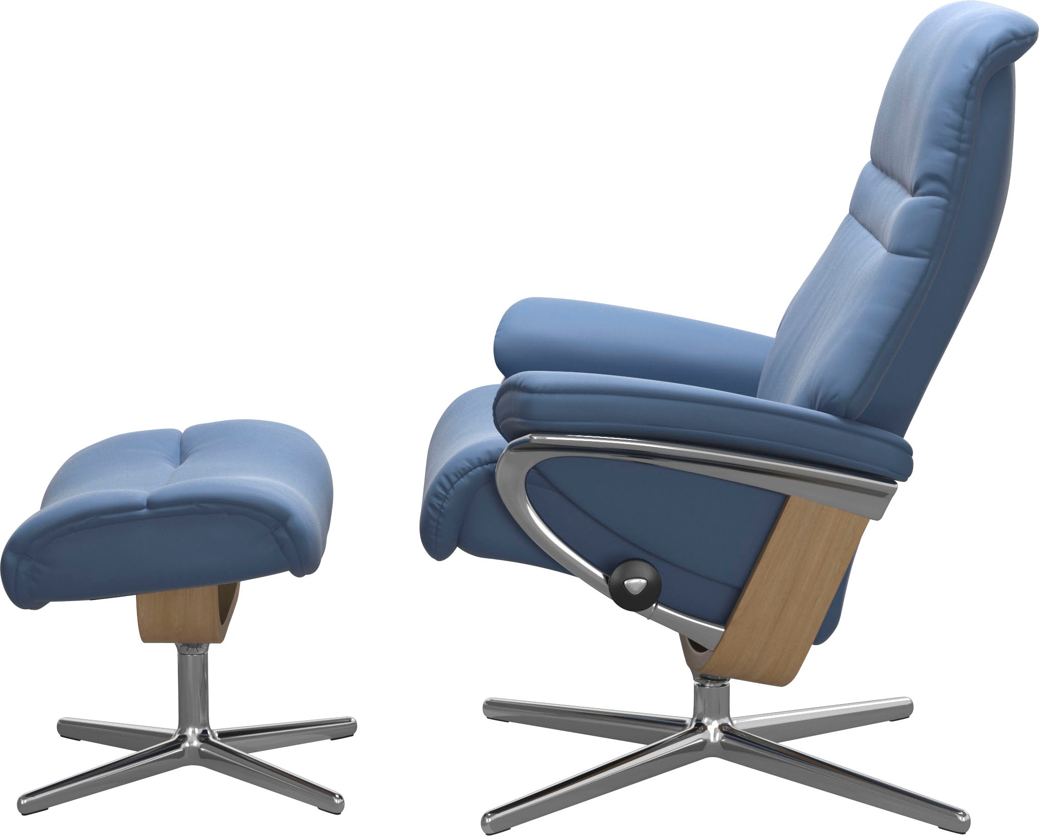 Stressless® Relaxsessel »Sunrise«, mit Cross Base, Größe S, M & L, Holzakzent Eiche