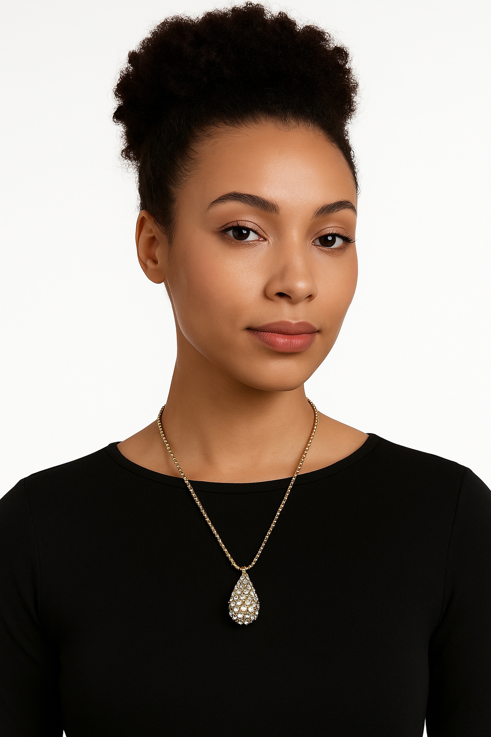 COLLEZIONE ALESSANDRO Kette mit Anhänger »Viola« mit funkelndem Anhänger