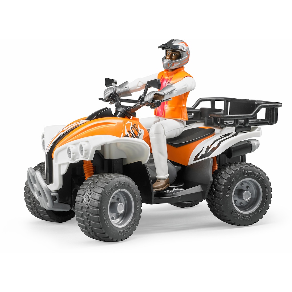 Bruder® Spielzeug-Quad »Quad mit Fahrer (Kleidungsfarben gemischt sortiert)«