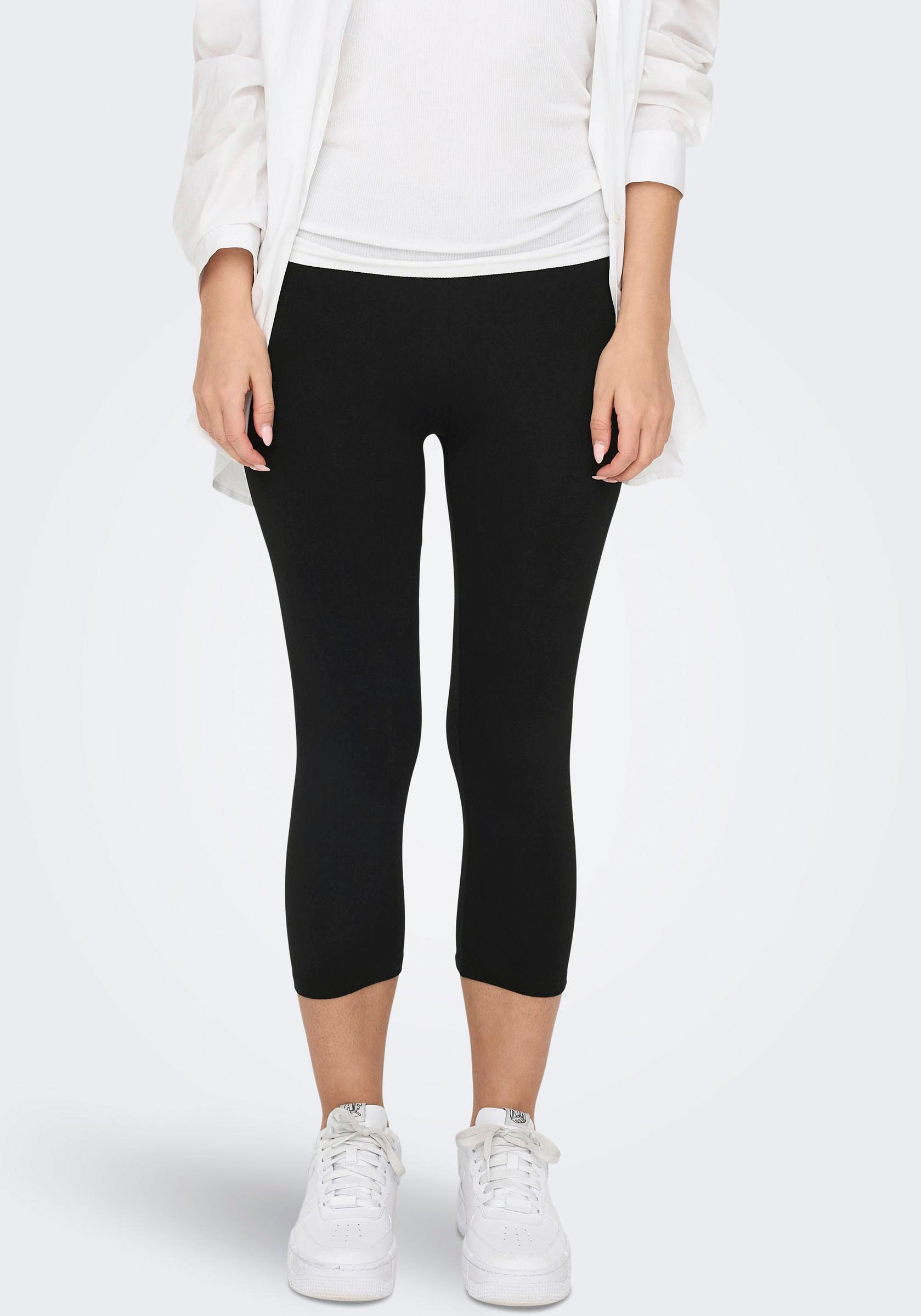 ONLY 3/4-Leggings "ONLLIVE LOVE 3/4 CS LEGGINGS 2 PACK" günstig online kaufen