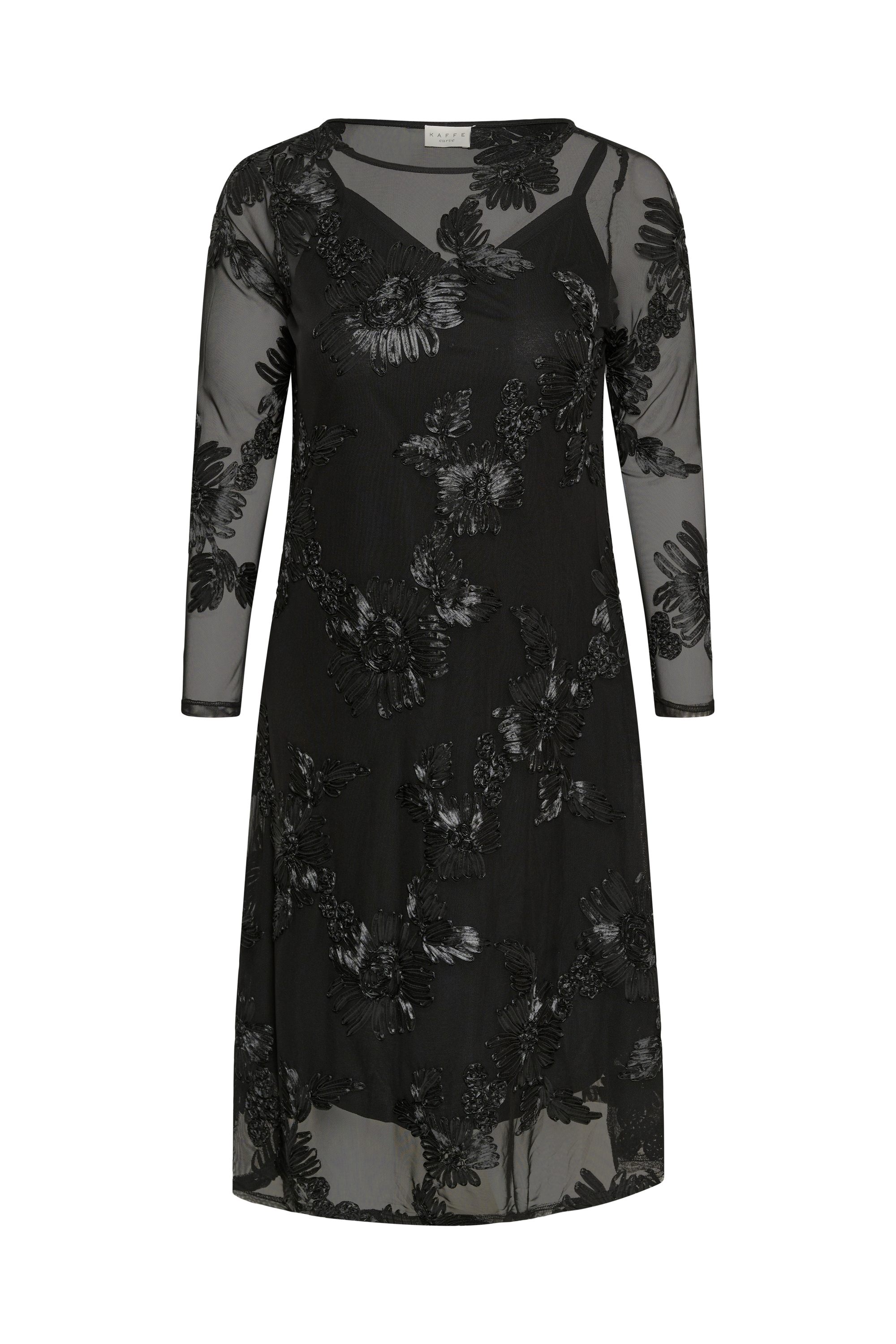 KAFFE Curve Midikleid "Damen Kleid KCjuliana"