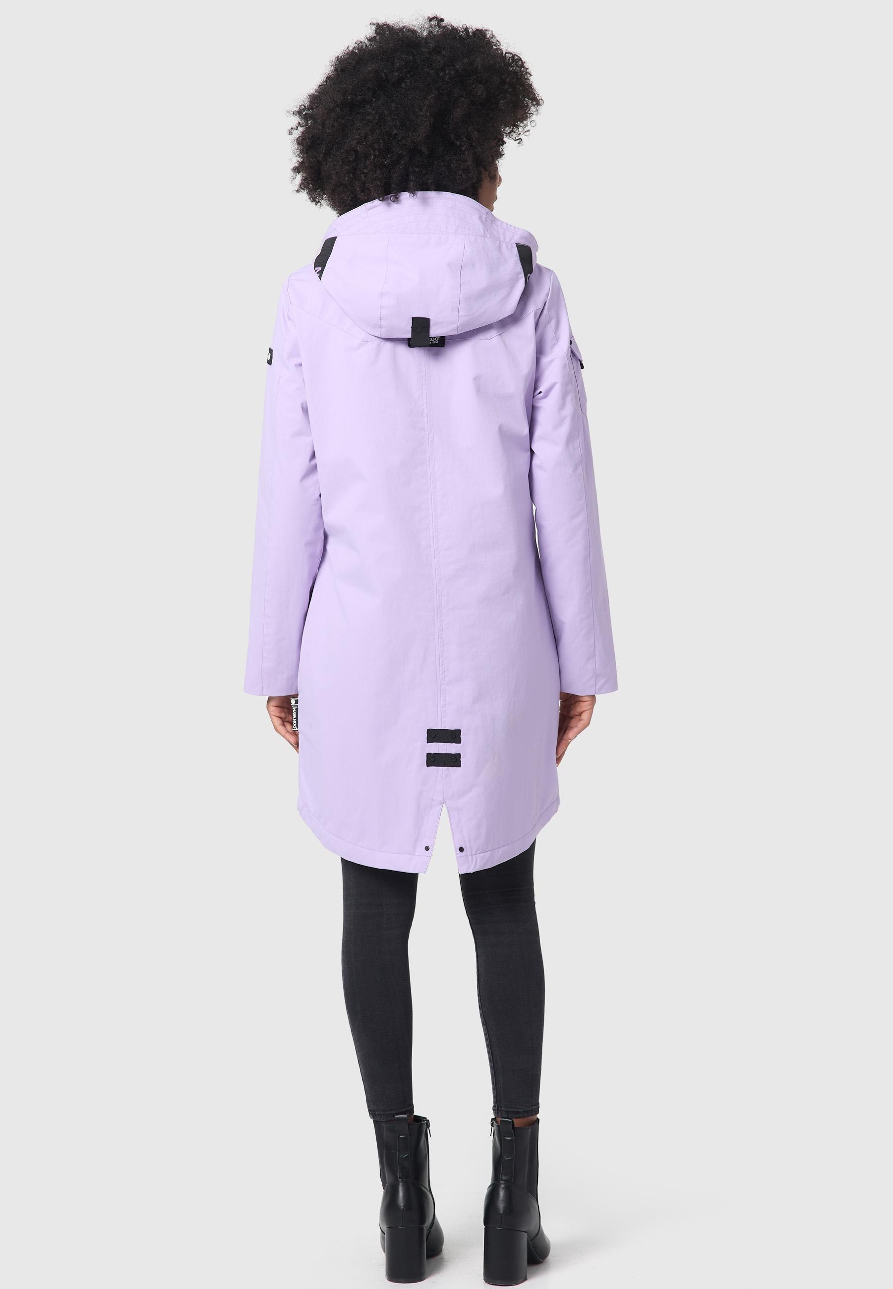 Navahoo Outdoorjacke »Pfefferschote«, mit Kapuze, moderne Damen Übergangsjacke mit Kapuze