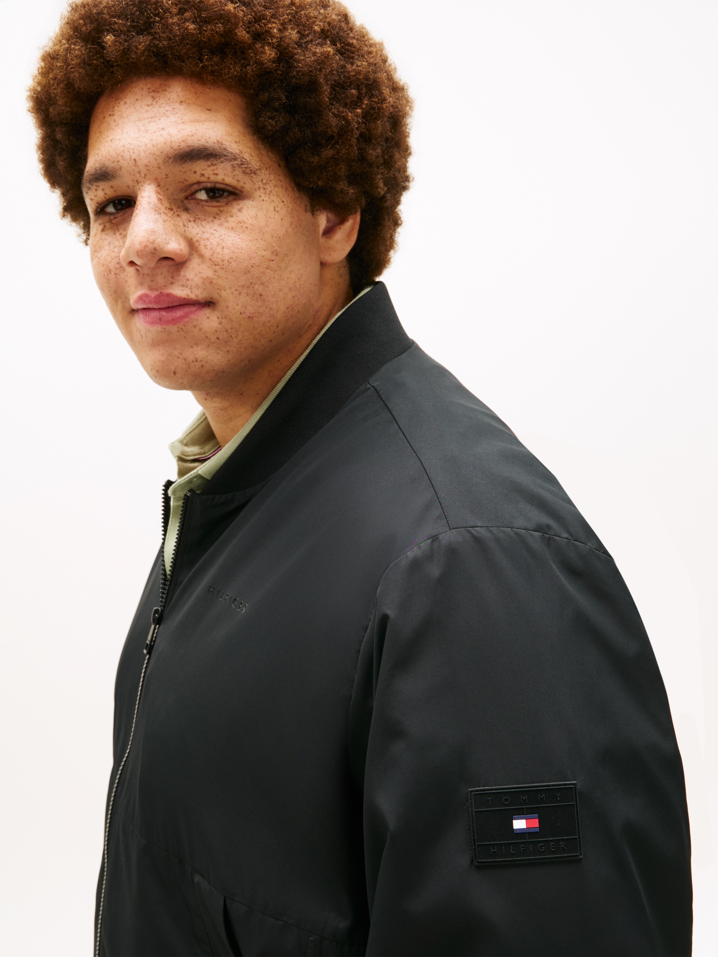 Tommy Hilfiger Big & Tall Bomberjacke "BRANDED BOMBER" ohne Kapuze Regular günstig online kaufen