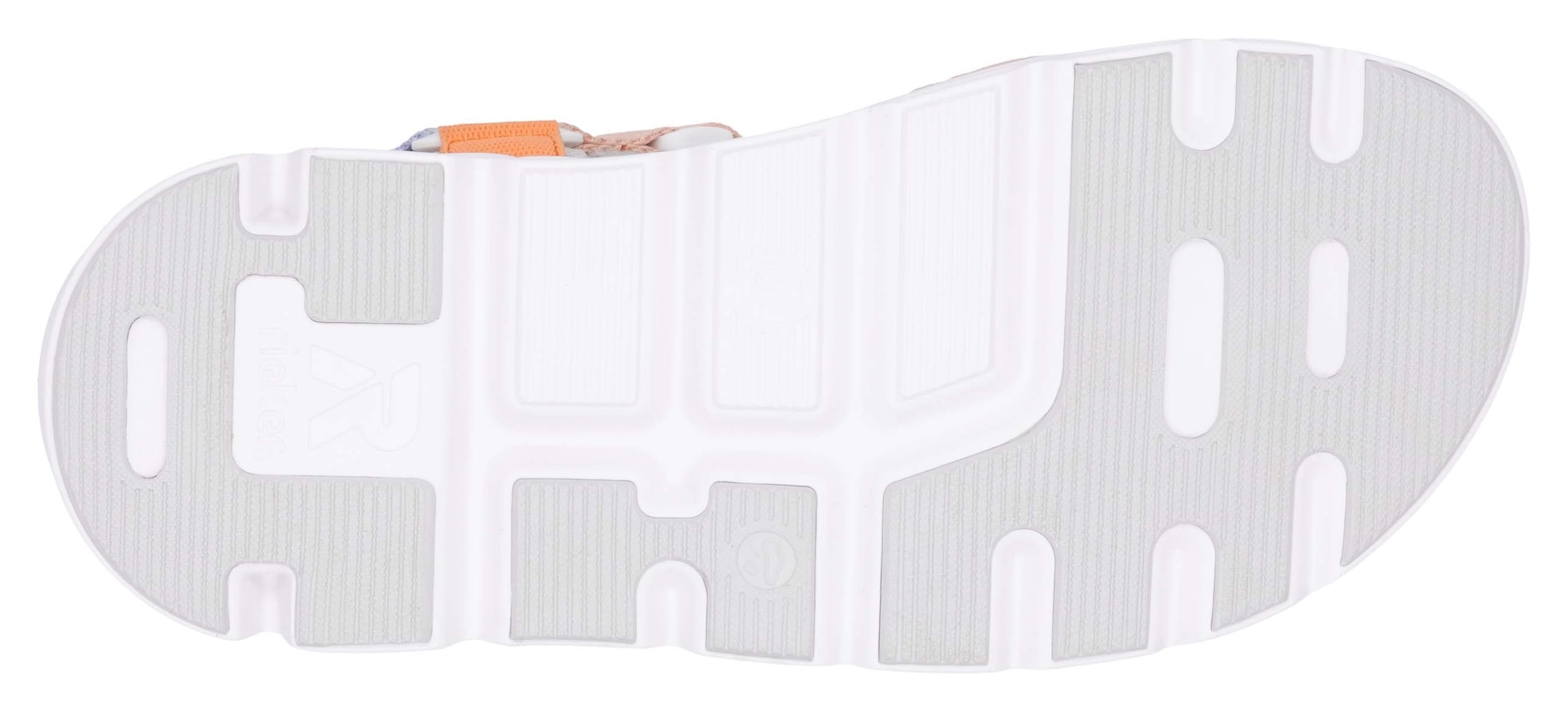RIEKER Sport Sandale, Riemchensandale, Outdoorsandale mit Klett, maschinenwaschbar