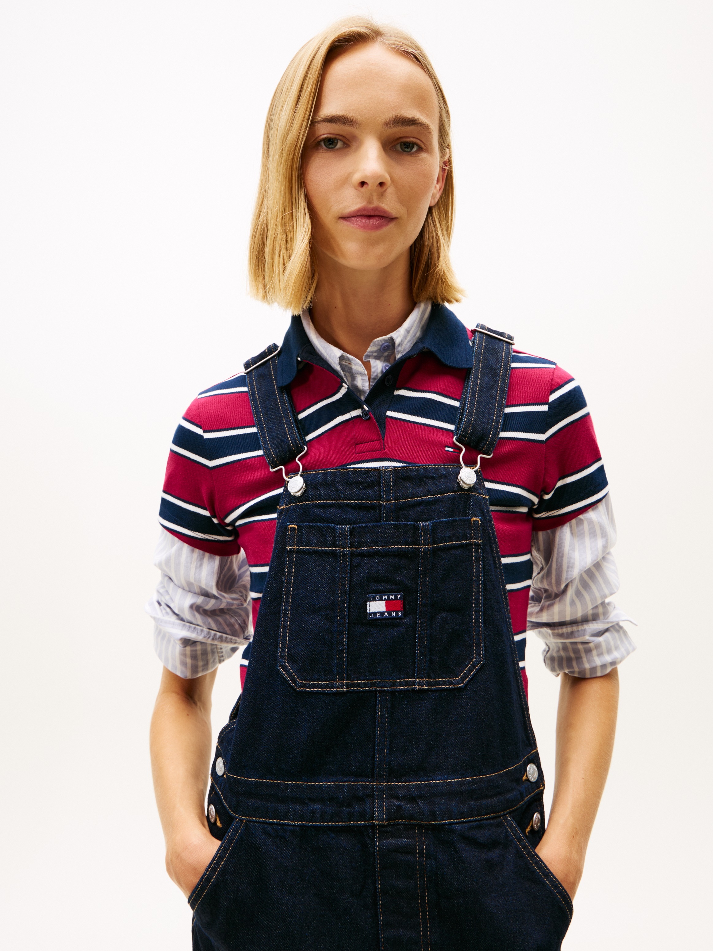 Thumbnail - Tommy Jeans Latzkleid "DUNGAREE DENIM DRESS EI5050 EXT" Eingrifftaschen