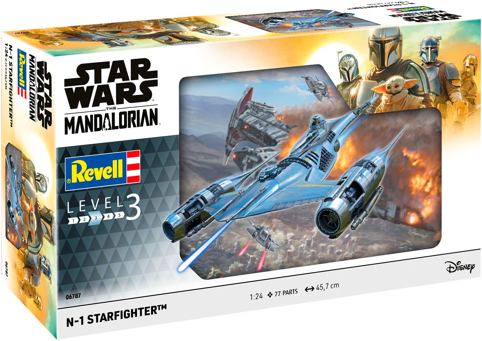 Revell® Modellbausatz »N-1 Starfighter™: The Mandalorian«, 1:24, Made in Europe